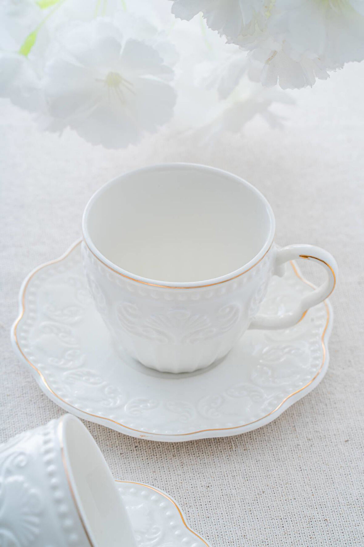 Fiona 6 Kişilik Porselen Kahve Fincanı Takımı