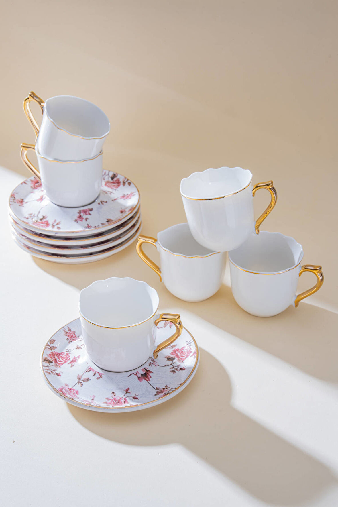 Natalie 6 Kişilik Kahve Fincan Takımı - 90 ml