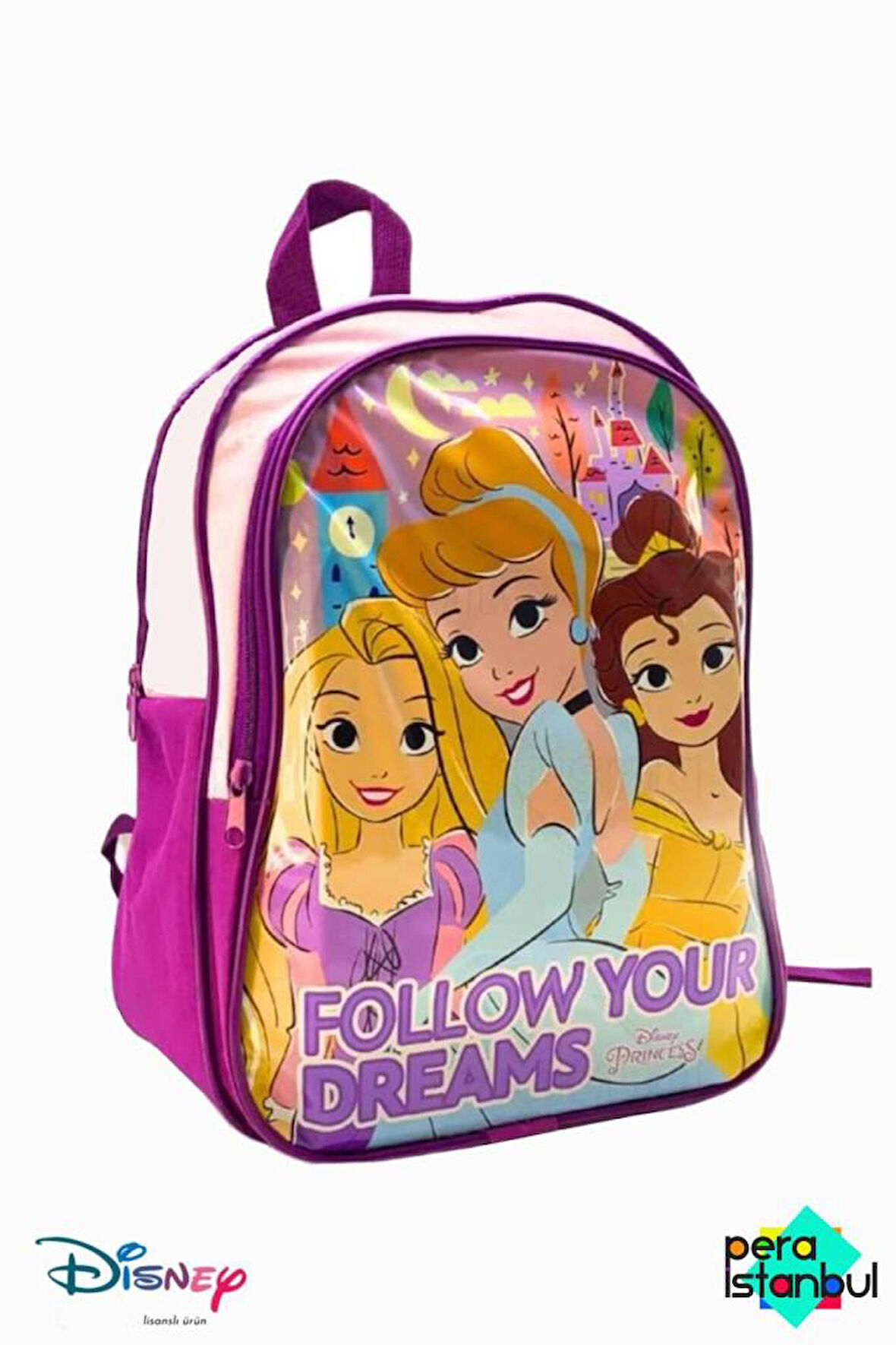 Prensesler Orjinal Lisanslı Ortaokul İlkokul Sırt Çantası Okul Seti