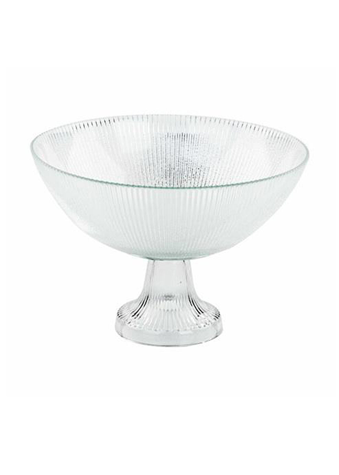 Sigma Ayaklı Sunumluk Oval Cam Sade 22 Cm Sensu SGM12091
