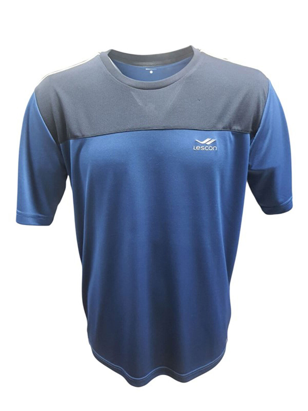 Lescon 16B-1143 Erkek Kısa Kollu T-shirt - Lescon - İndigo - ST01776-İndigo-XL
