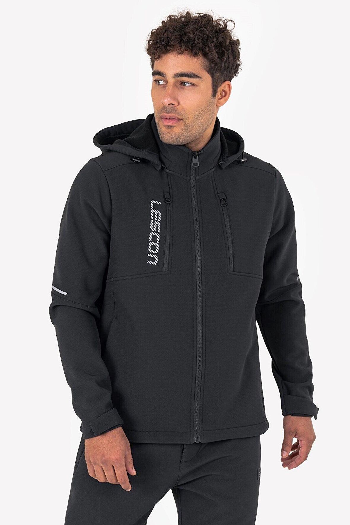 Lescon Erkek Softshell Fermuarlı Üst 23K-1065