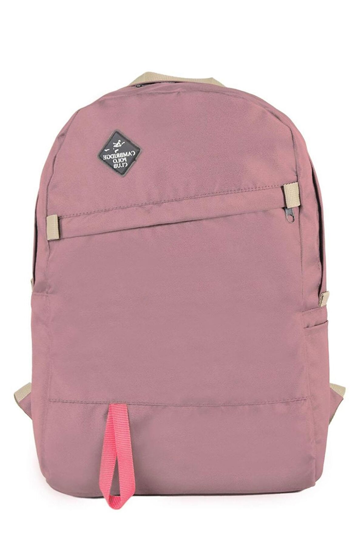 Elatae Unisex Çok Gözlü Günlük Seyahat Okul Sırt Çantası Pembe 2102