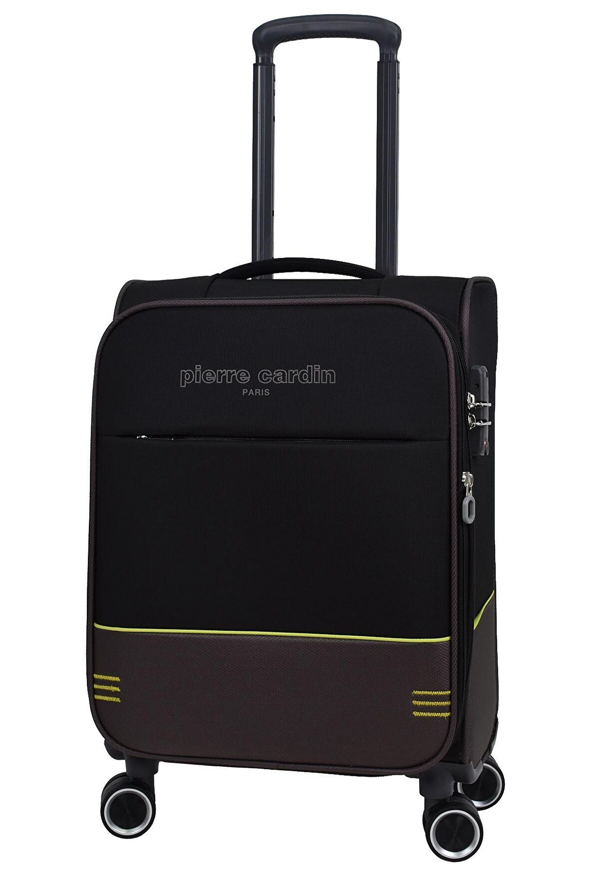 Pierre Cardin Ultra Light Hafif Lüx Kumaş Kabin Boy Valiz Siyah PC8200