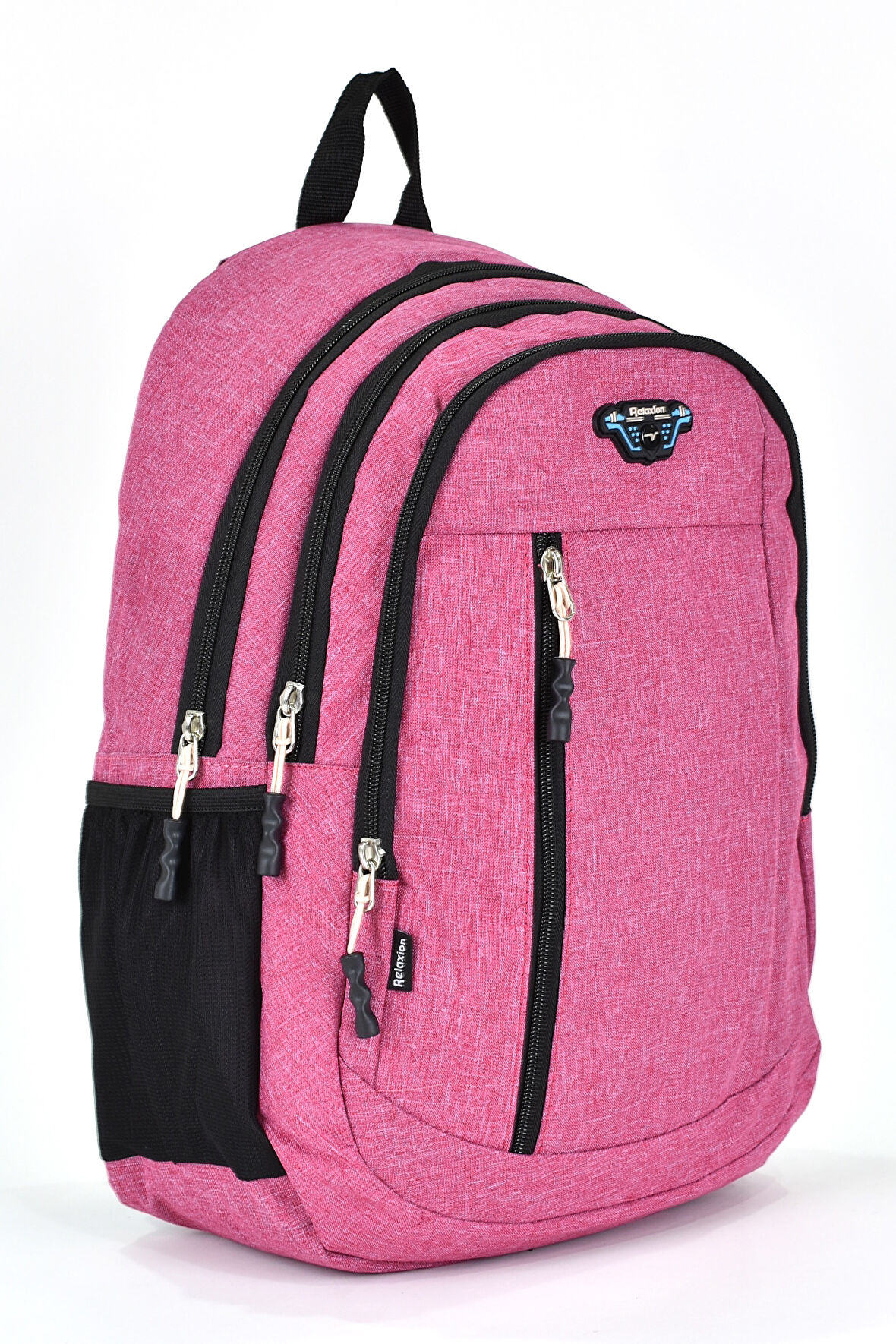 Elatae Unisex Ortopedik Çok Gözlü Günlük Seyahat Okul Sırt Çantası Pembe 5057