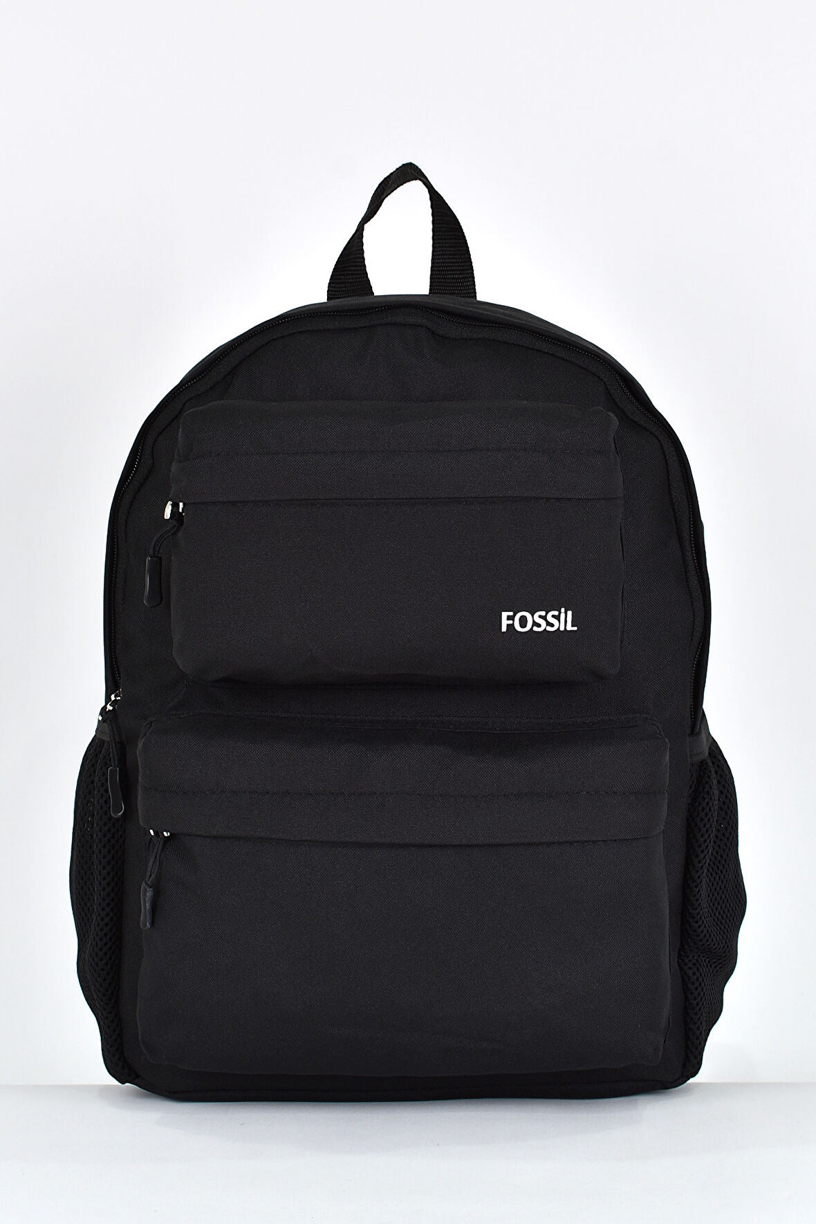 Fossil Unisex Çok Gözlü Günlük Seyahat Okul Sırt Çantası Siyah 9503