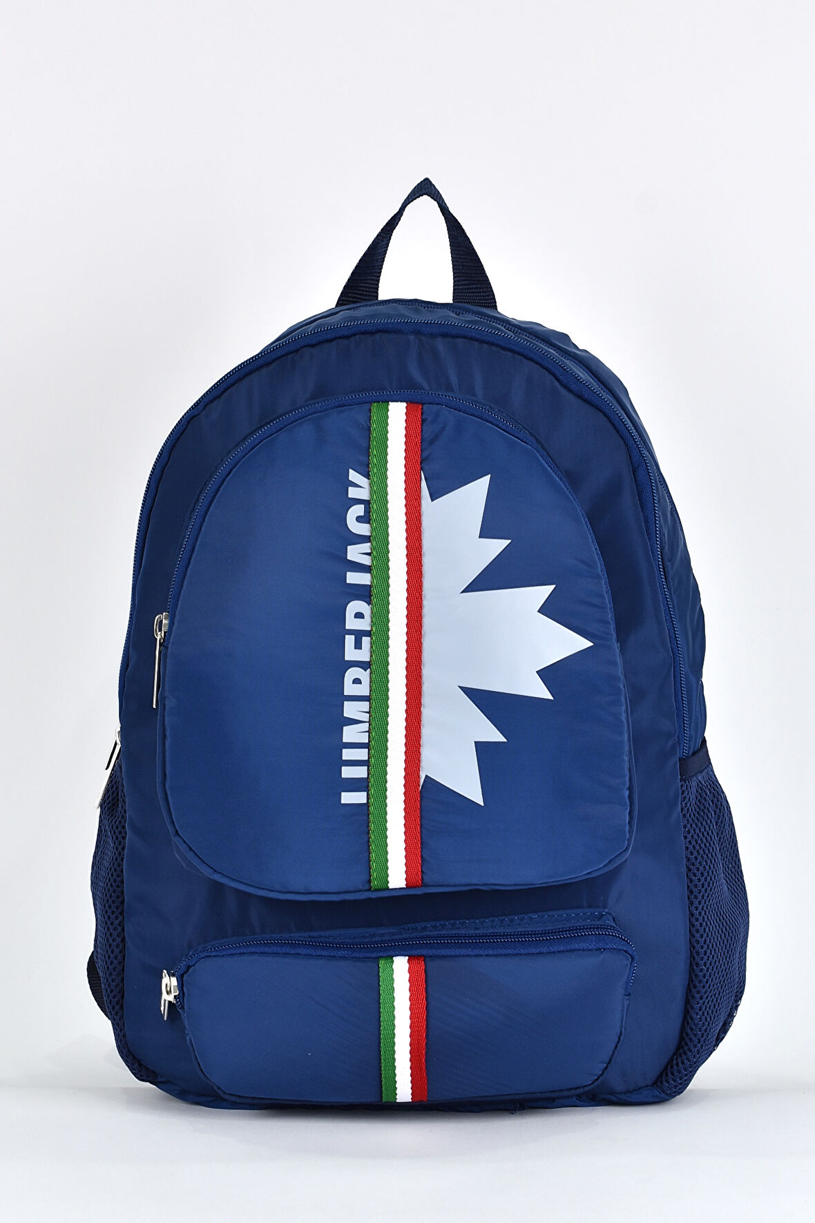 Lumberjack Okul Sırt Çantası Unisex Çok Gözlü Günlük Seyahat Sırt Çantası Lacivert LMCAN24014