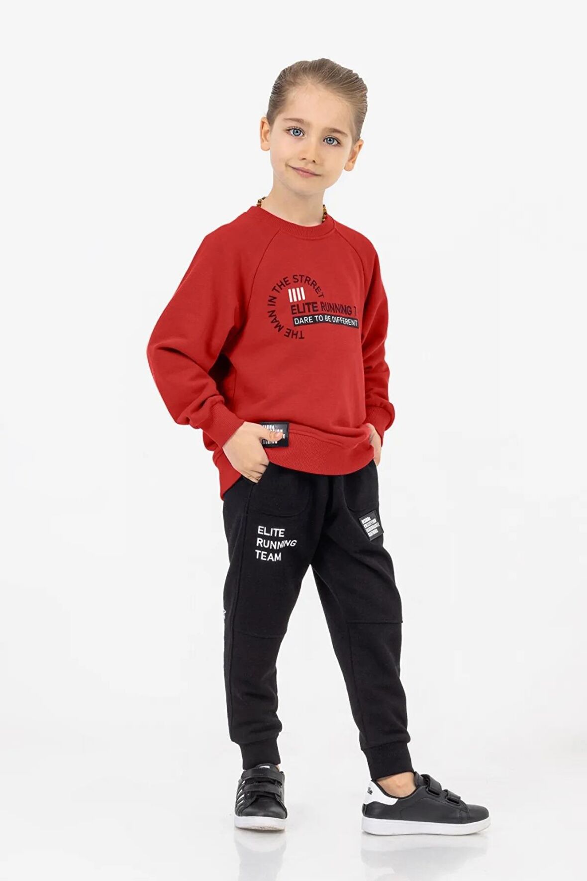 Dmb Kids M4978 Kırmızı  Erkek Çocuk Eşofman Takım- 7/8 Yaş