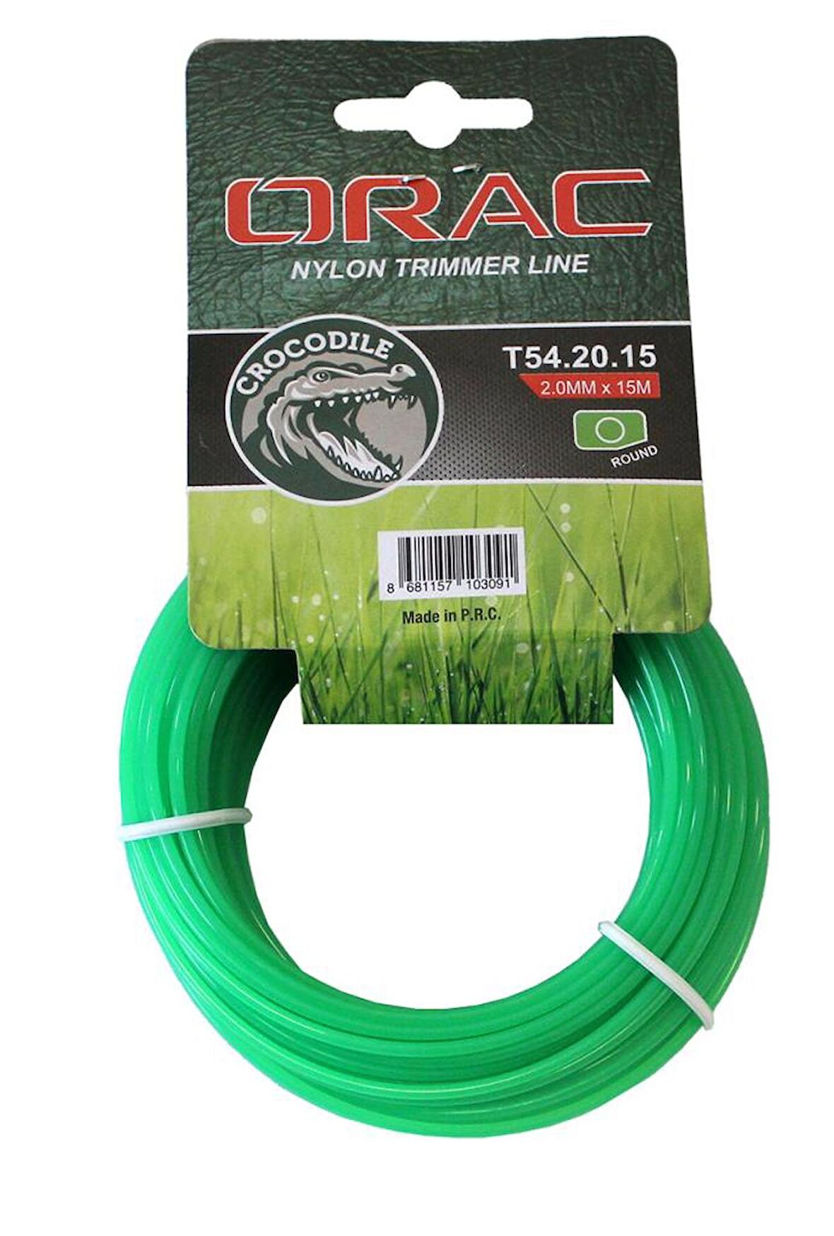 Orac Misina Yuvarlak 2.0mm 15 m Crocodile Yeşil