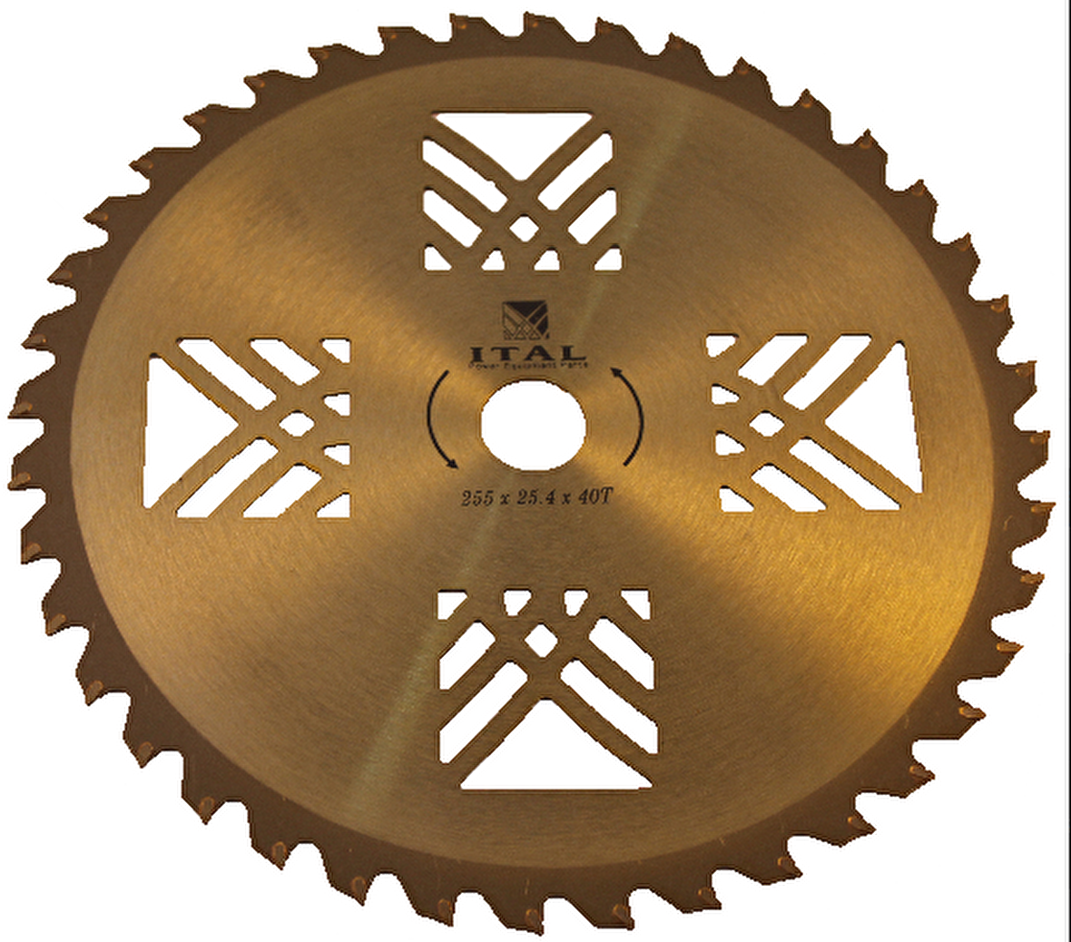 Ital Elmaslı Tırpan Daire Testere 40TX25.4X255mm Profesyonel Gold