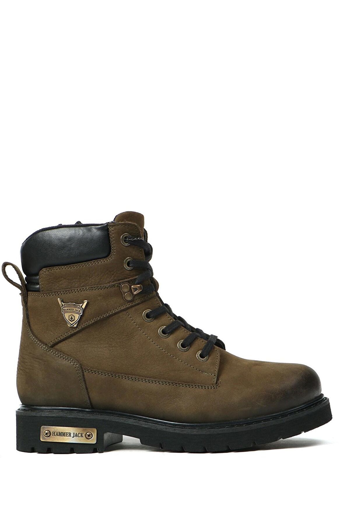 Hammer Jack Hakiki Deri Haki Yıkama Nubuk Erkek Bot