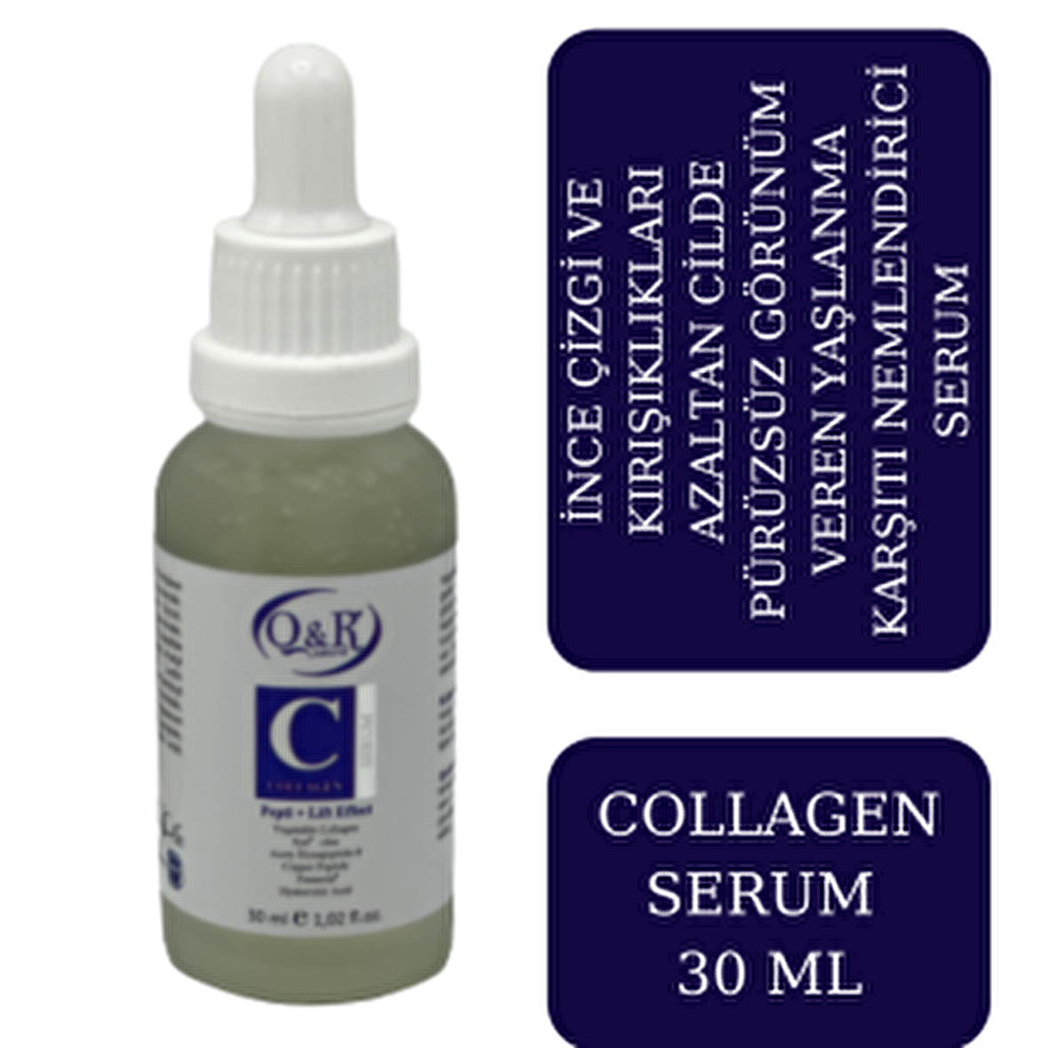 COLLAGEN KIRIŞIK GÖRÜNÜMÜNÜ AZALTAN CİLT SERUMU 30 ML