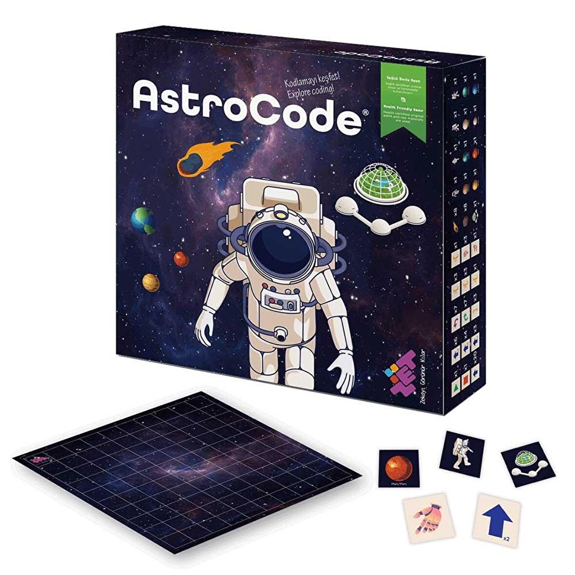 ZET Zeka ASTROCODE Kodlama Oyunu 5+ Yaş 1+ Oyuncu