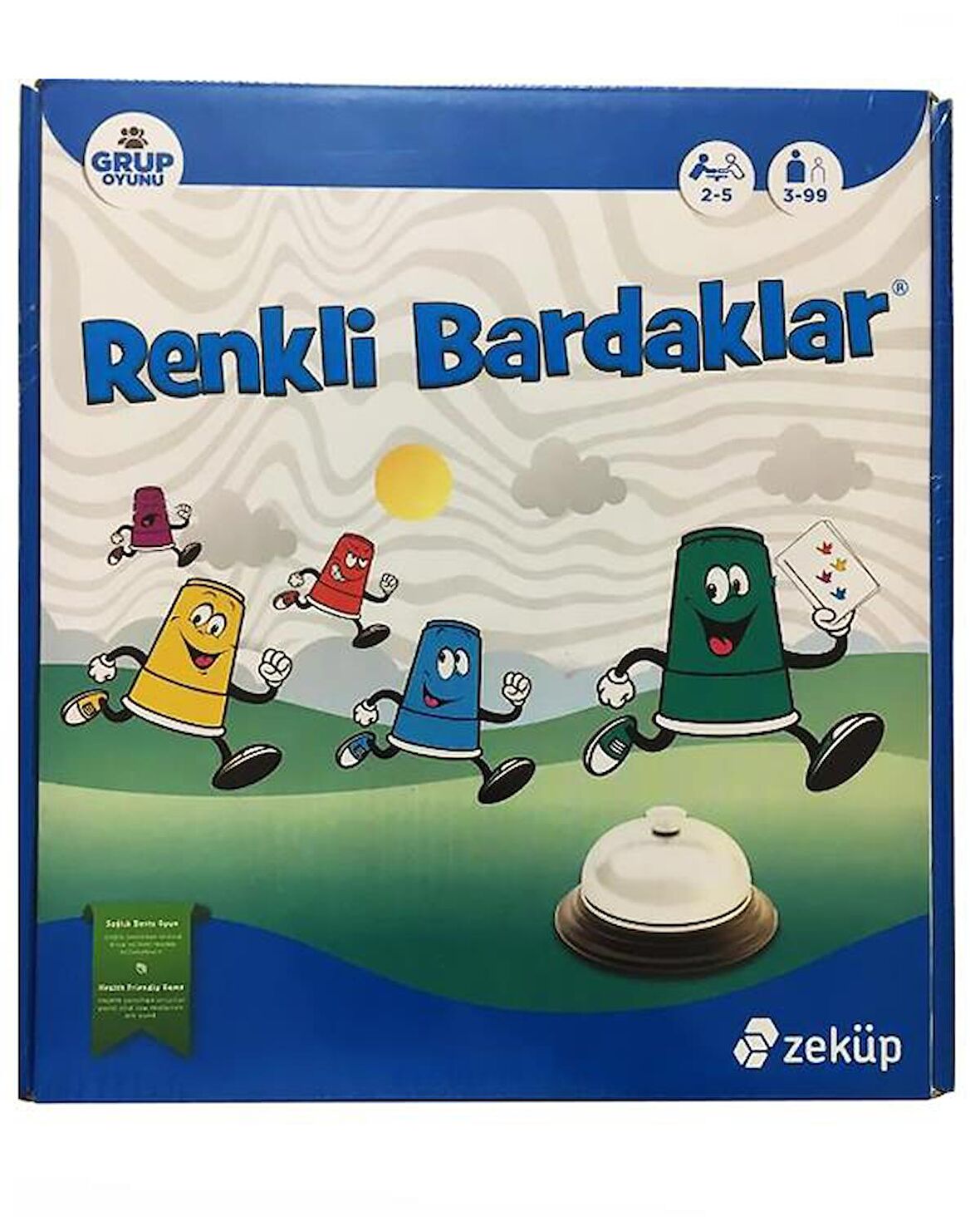 Zeküp Renkli Bardaklar Zeka Oyunu