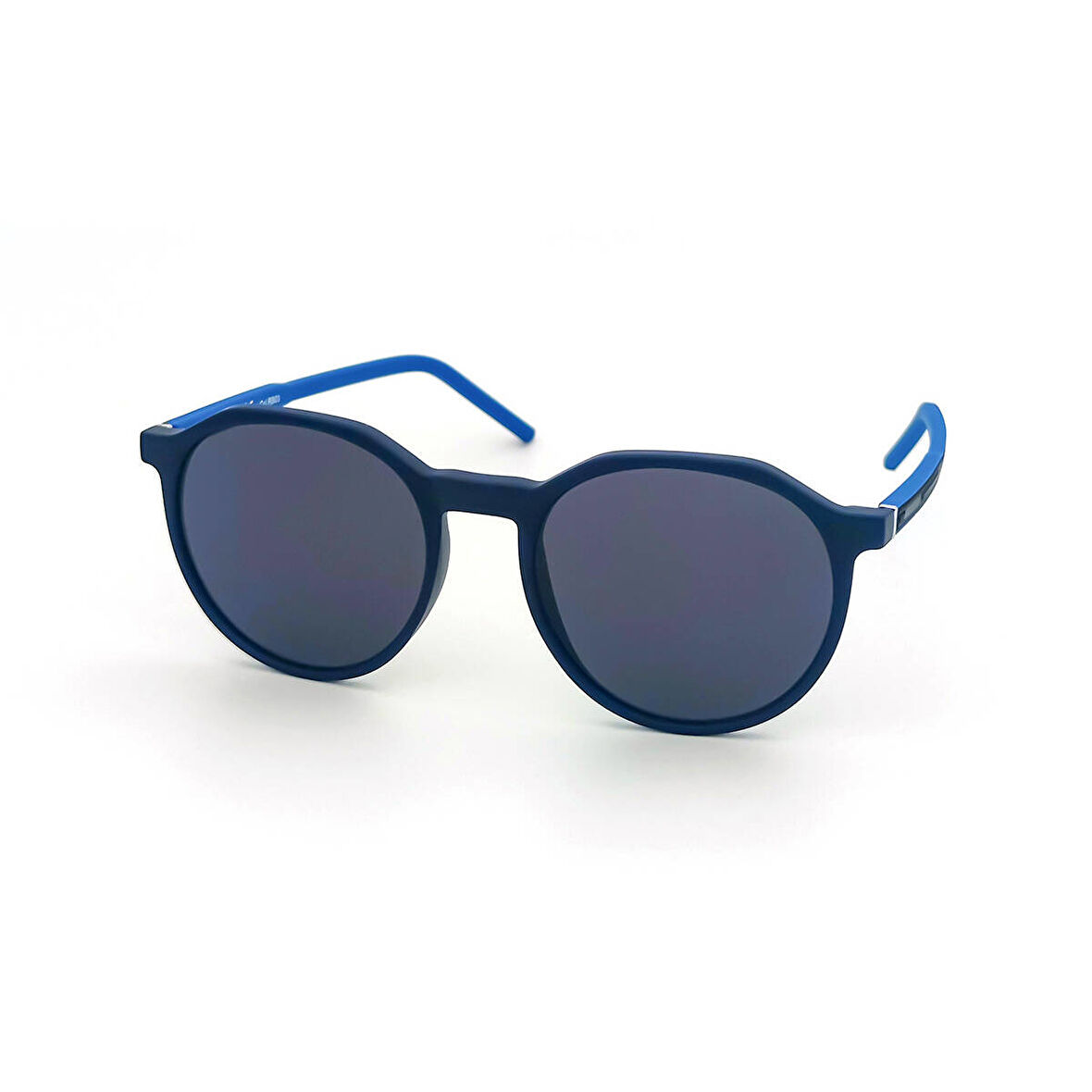 Mavi Sap Tasarımlı Yuvarlak Güneş Gözlüğü SS 297-CRB03