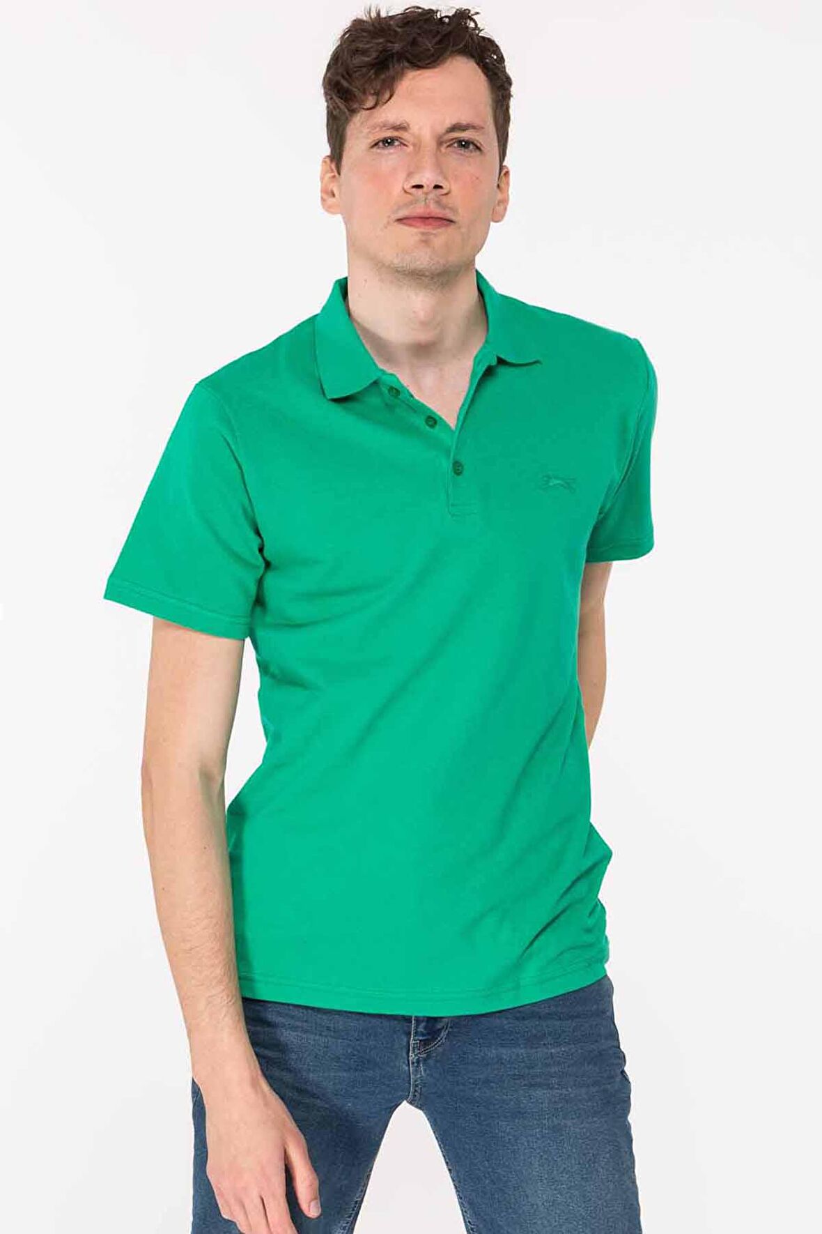 Slazenger SALVATOR Erkek T-Shirt Yeşil