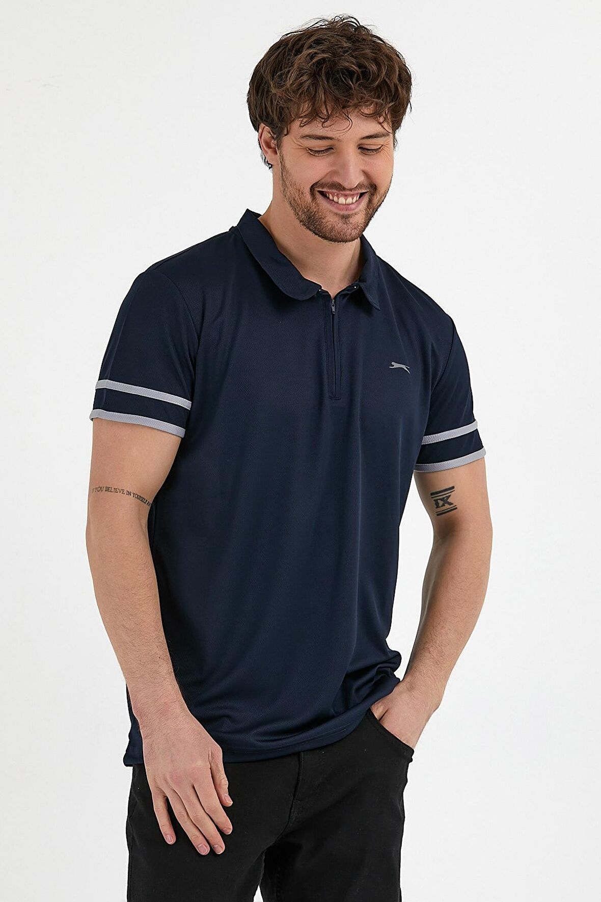 Slazenger REDMOND Erkek T-Shirt Lacivert