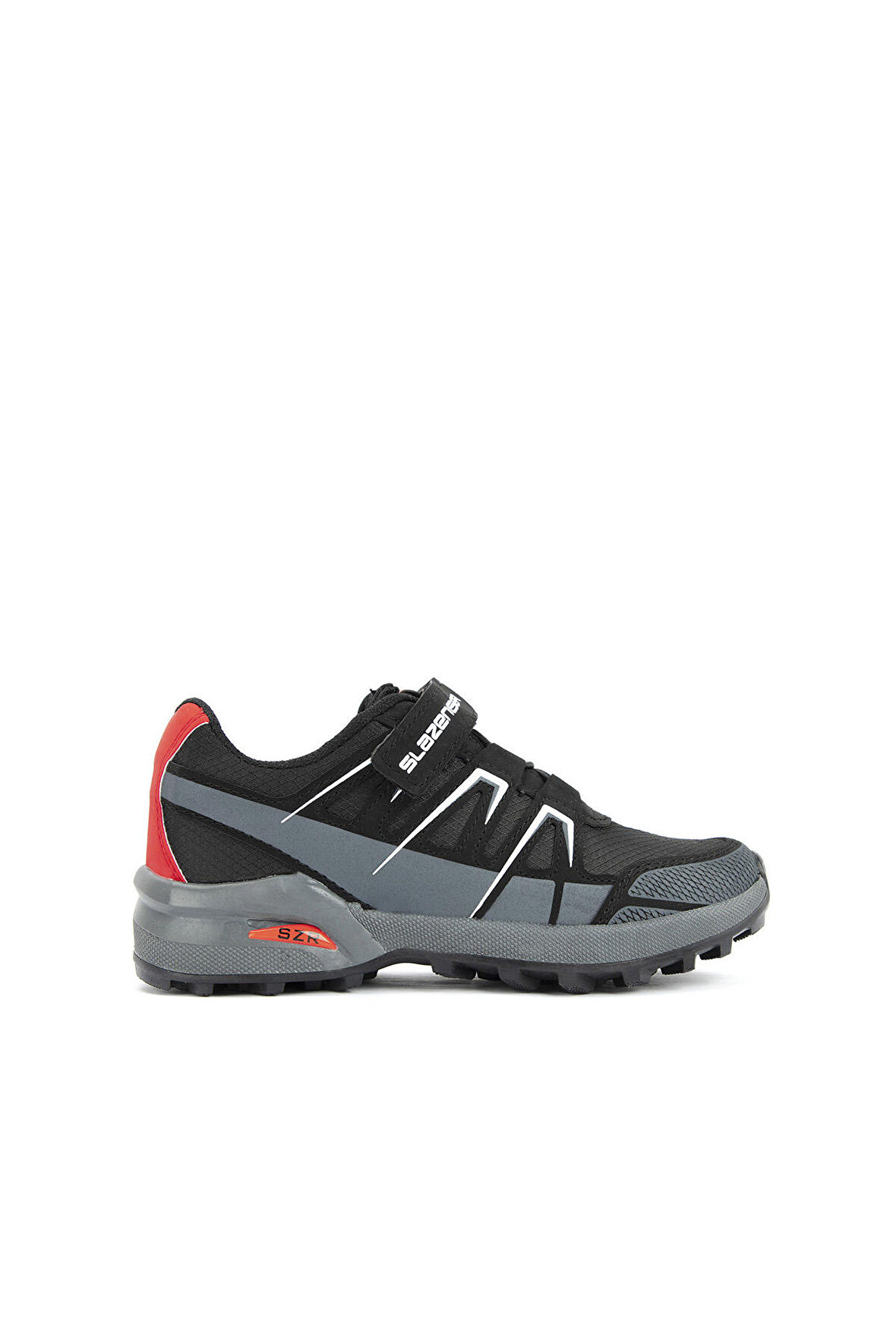 Slazenger ADITYA Sneaker Erkek Çocuk Ayakkabı Siyah / Koyu Gri