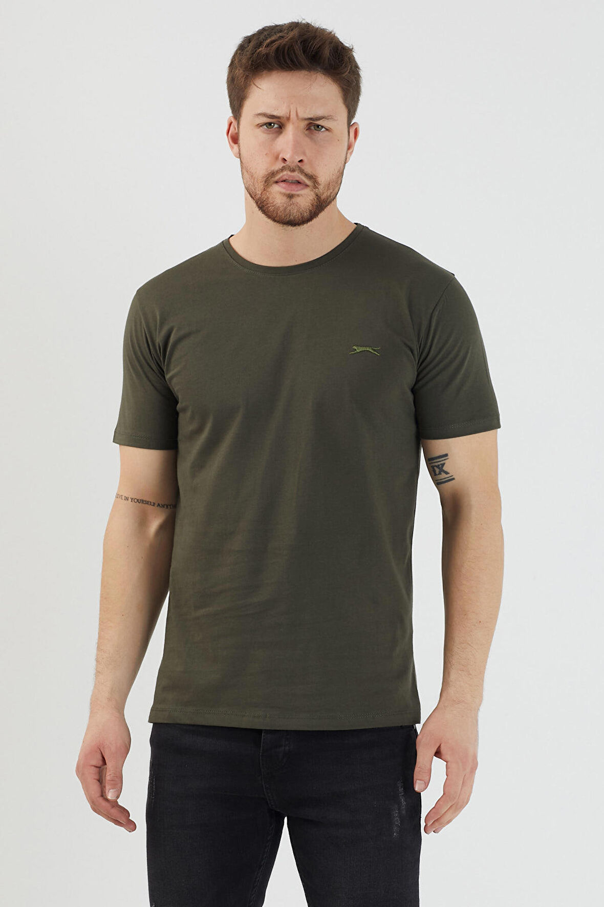 Slazenger SANDER I Erkek T-Shirt Haki