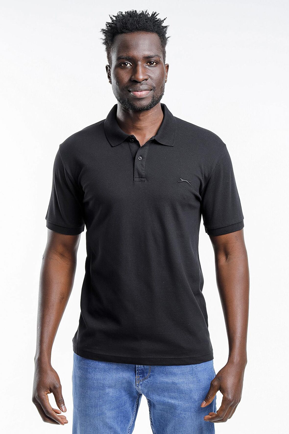 Slazenger SALVATOR Erkek T-Shirt Siyah