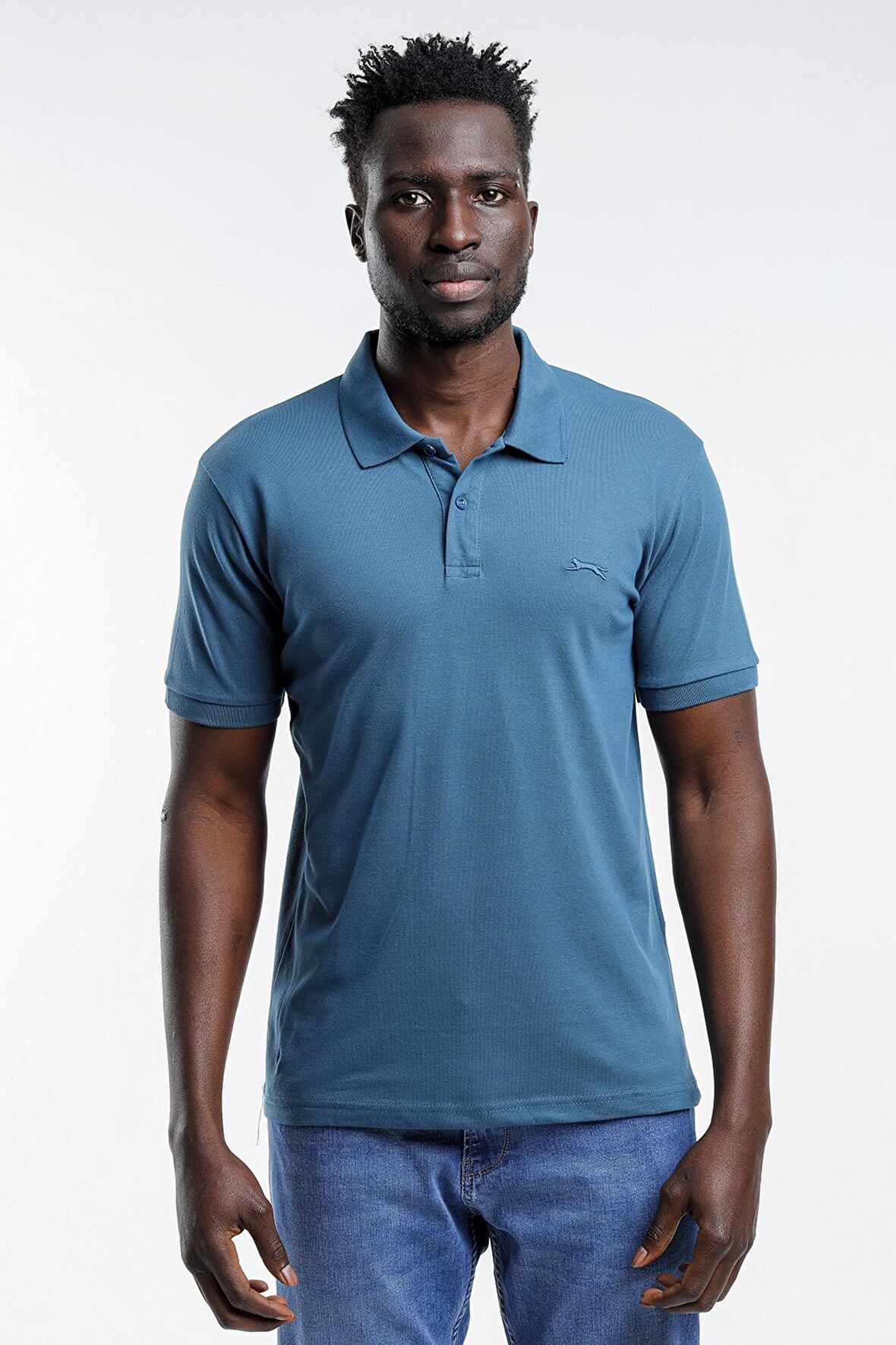 Slazenger SALVATOR Erkek T-Shirt Petrol