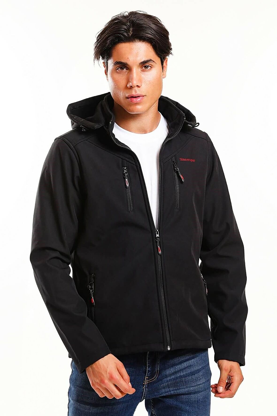 Slazenger Ha-Yun Erkek Softshell ST21JE004-500SIYAH