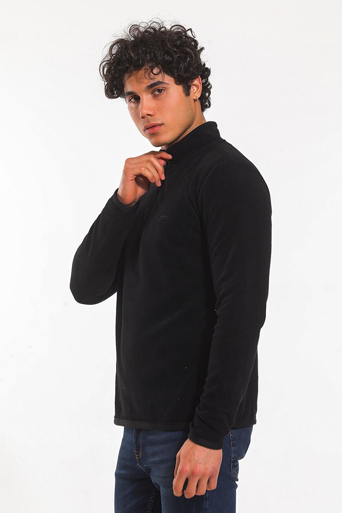 Slazenger SANNE IN Erkek  Siyah Polar