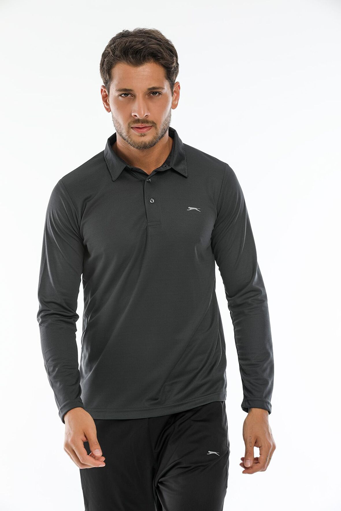 Slazenger RAFAELO Erkek Sweatshirt Koyu Gri