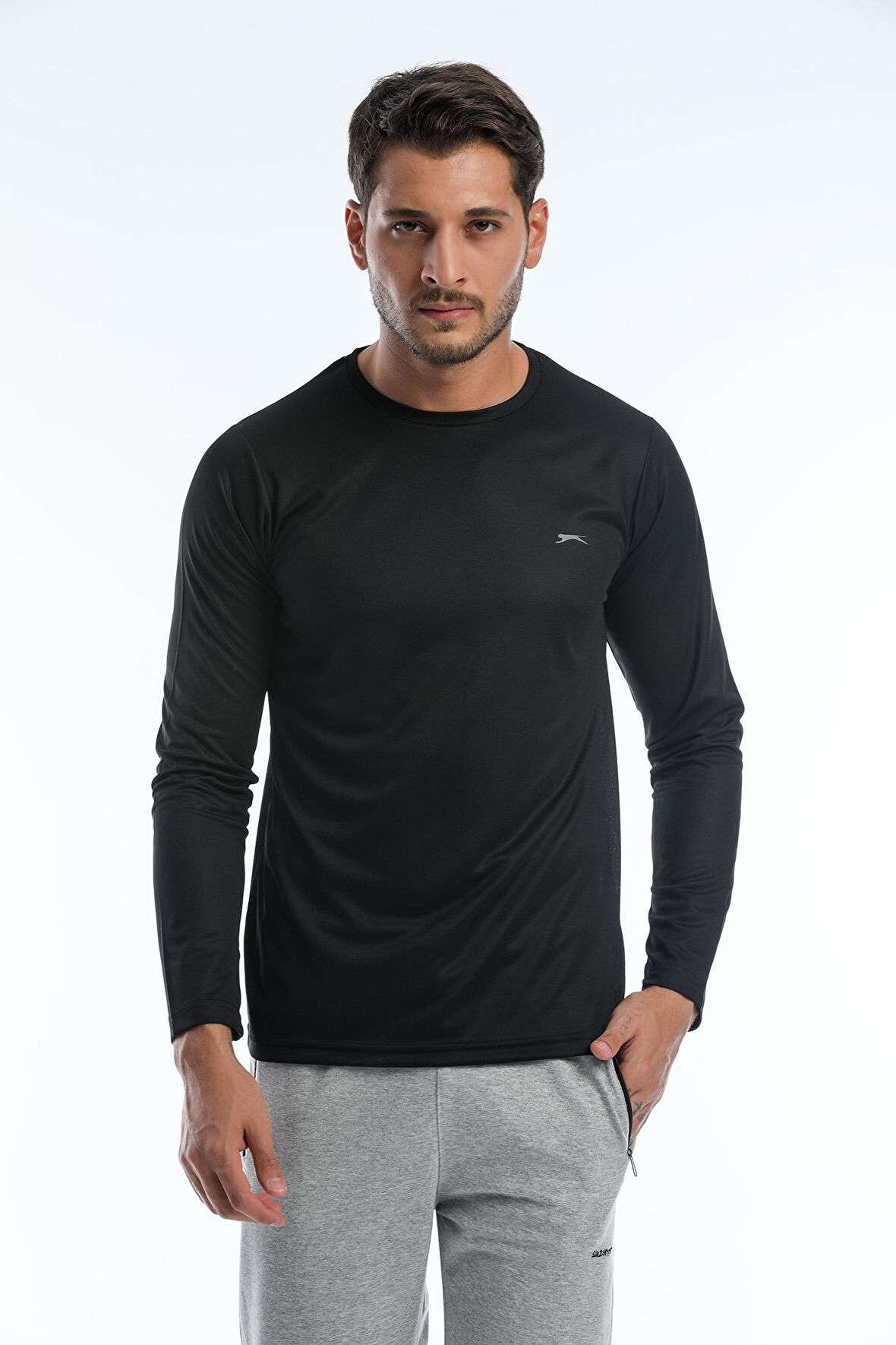 Slazenger ODIN I Erkek  Siyah Tişört