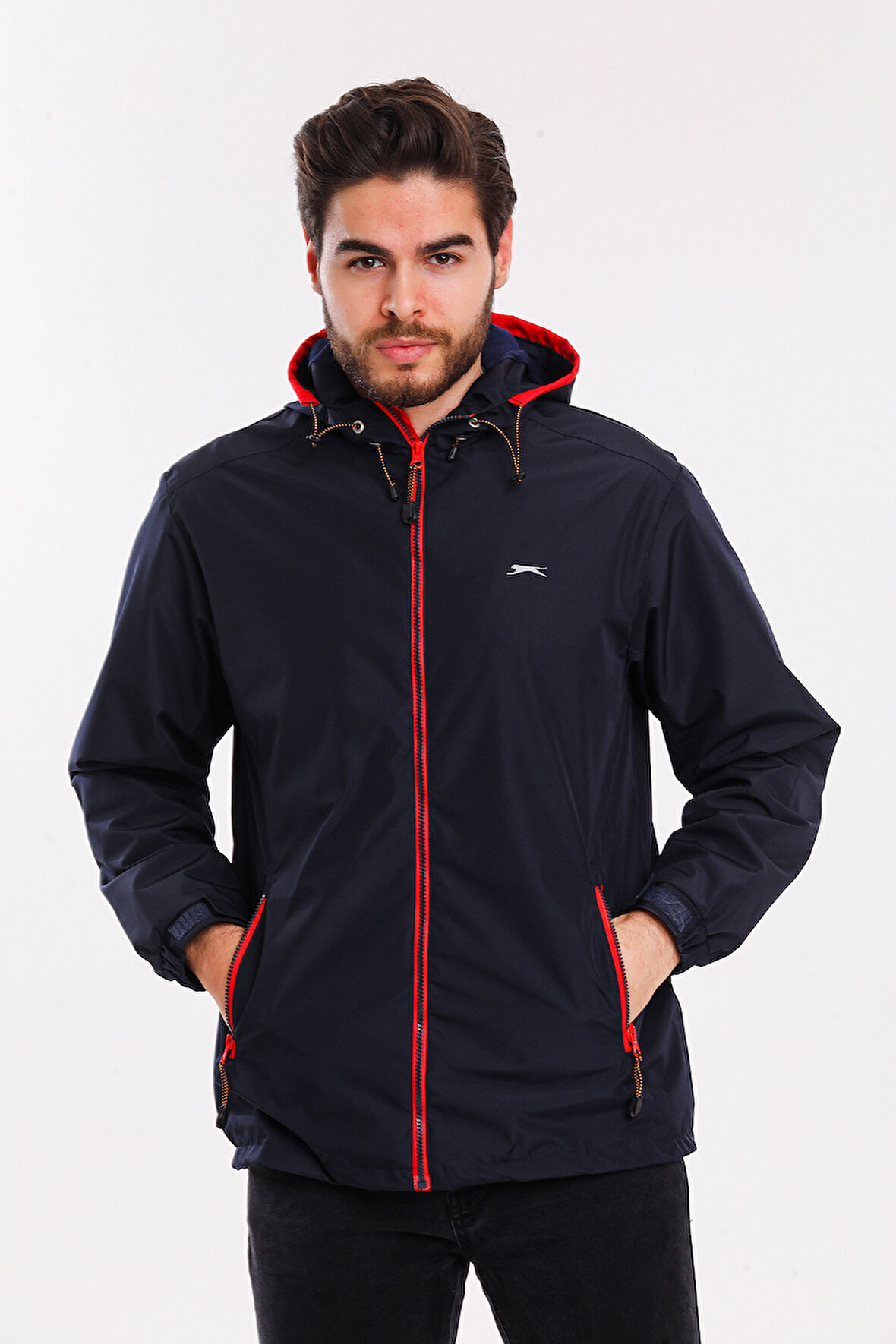 Slazenger OFANS Erkek  Lacivert Yağmurluk
