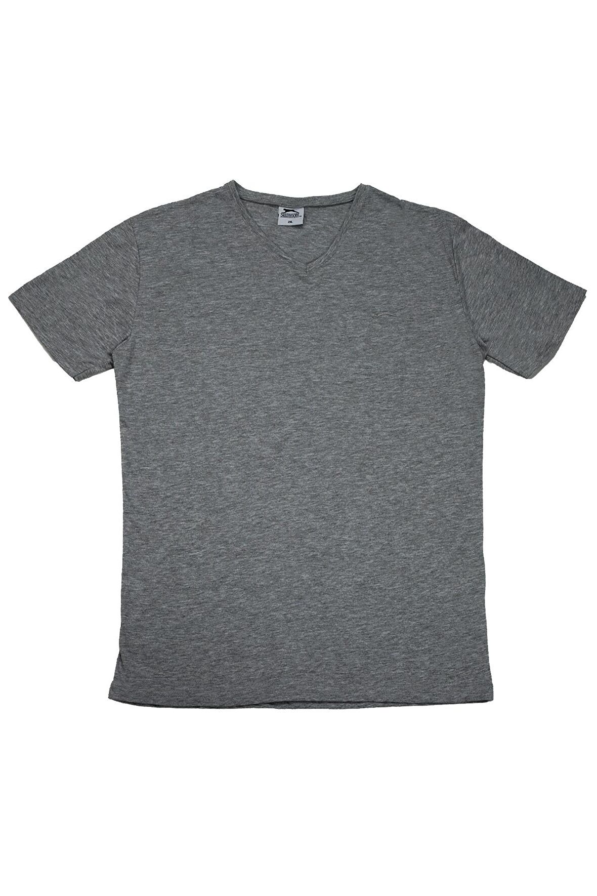 Slazenger SARGON Büyük Beden Erkek Polo T-Shirt K.Gri