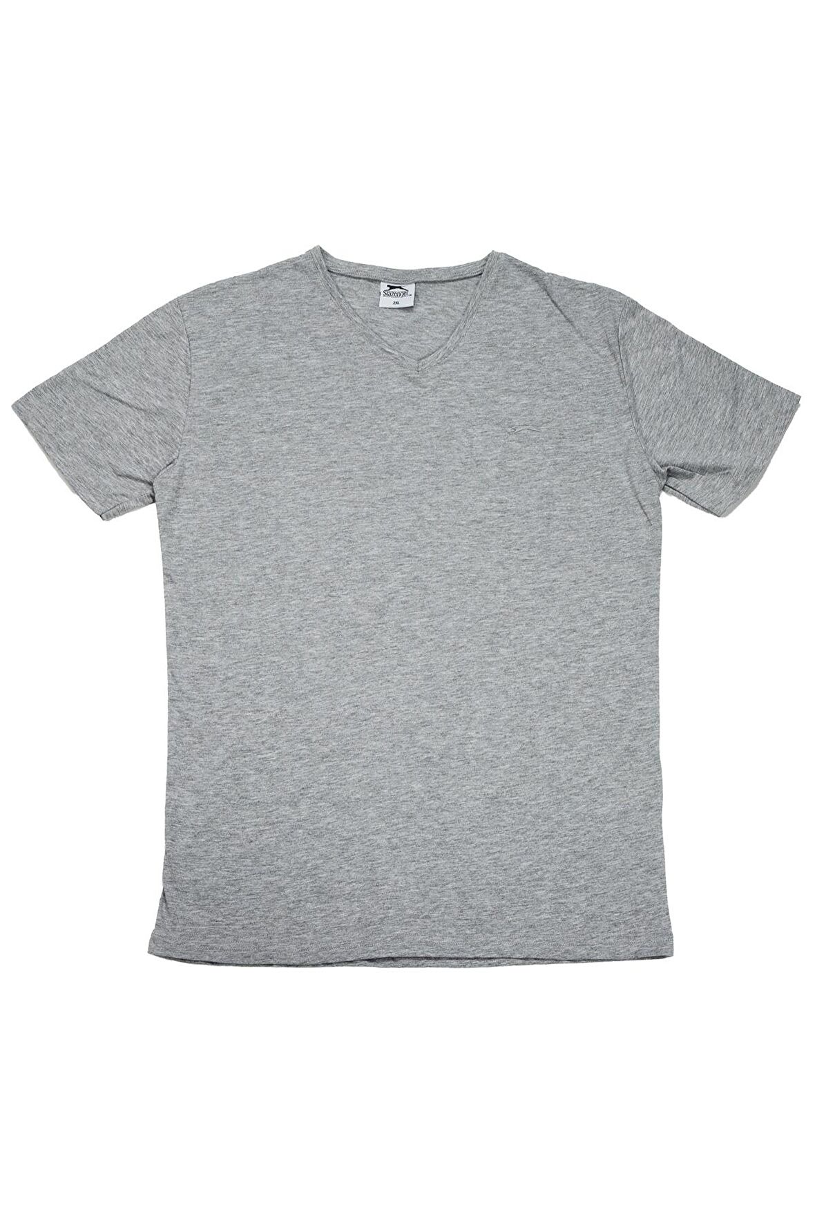 Slazenger SARGON Büyük Beden Erkek Polo T-Shirt Gri