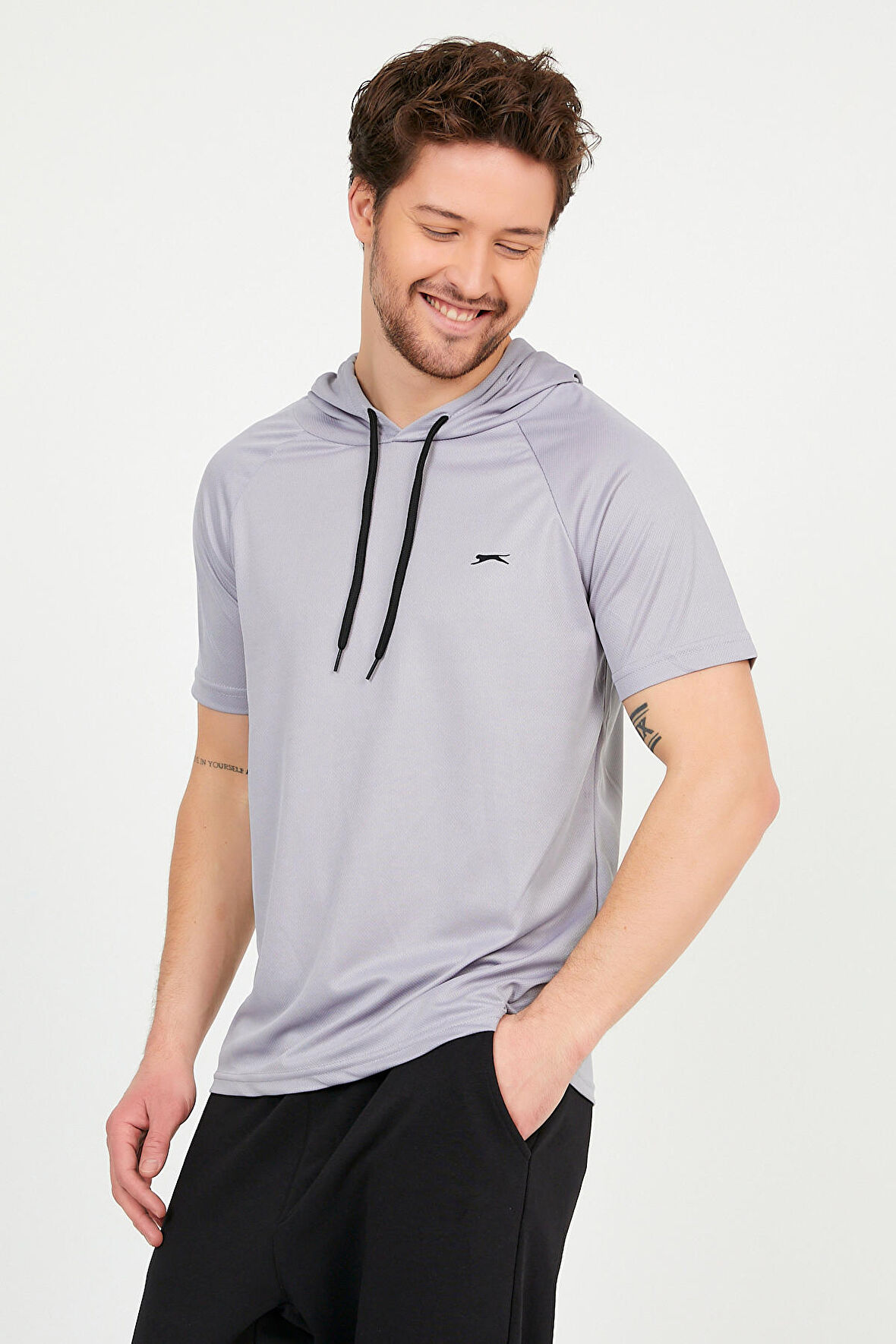 Slazenger RAGNA Erkek T-Shirt Gri