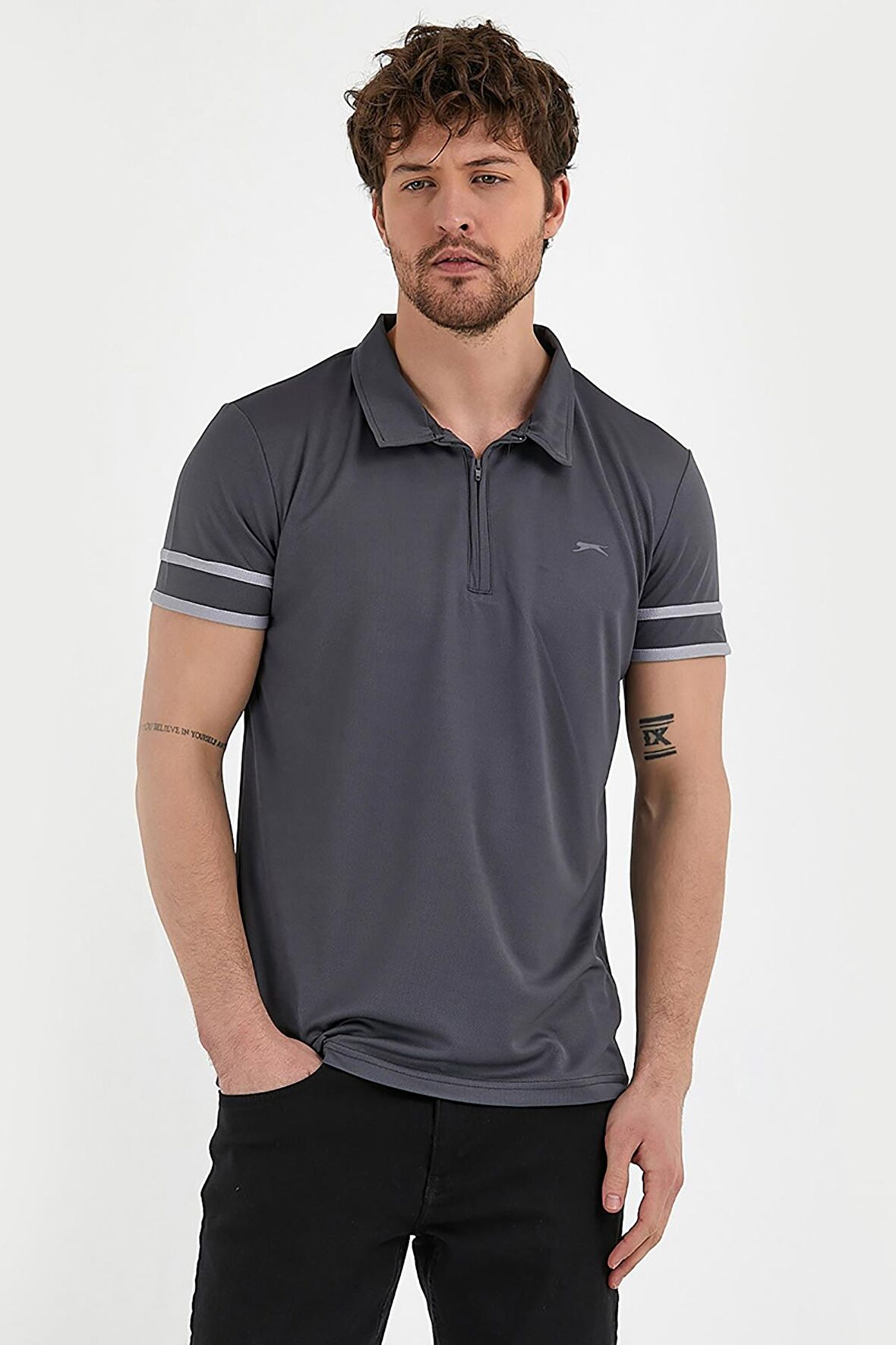 Slazenger REDMOND Erkek T-Shirt K.Gri
