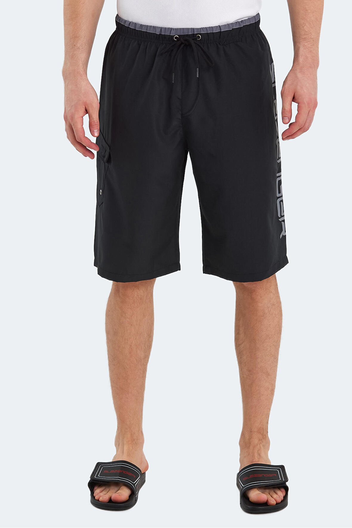 Slazenger RUNIST Erkek  Siyah Mayo