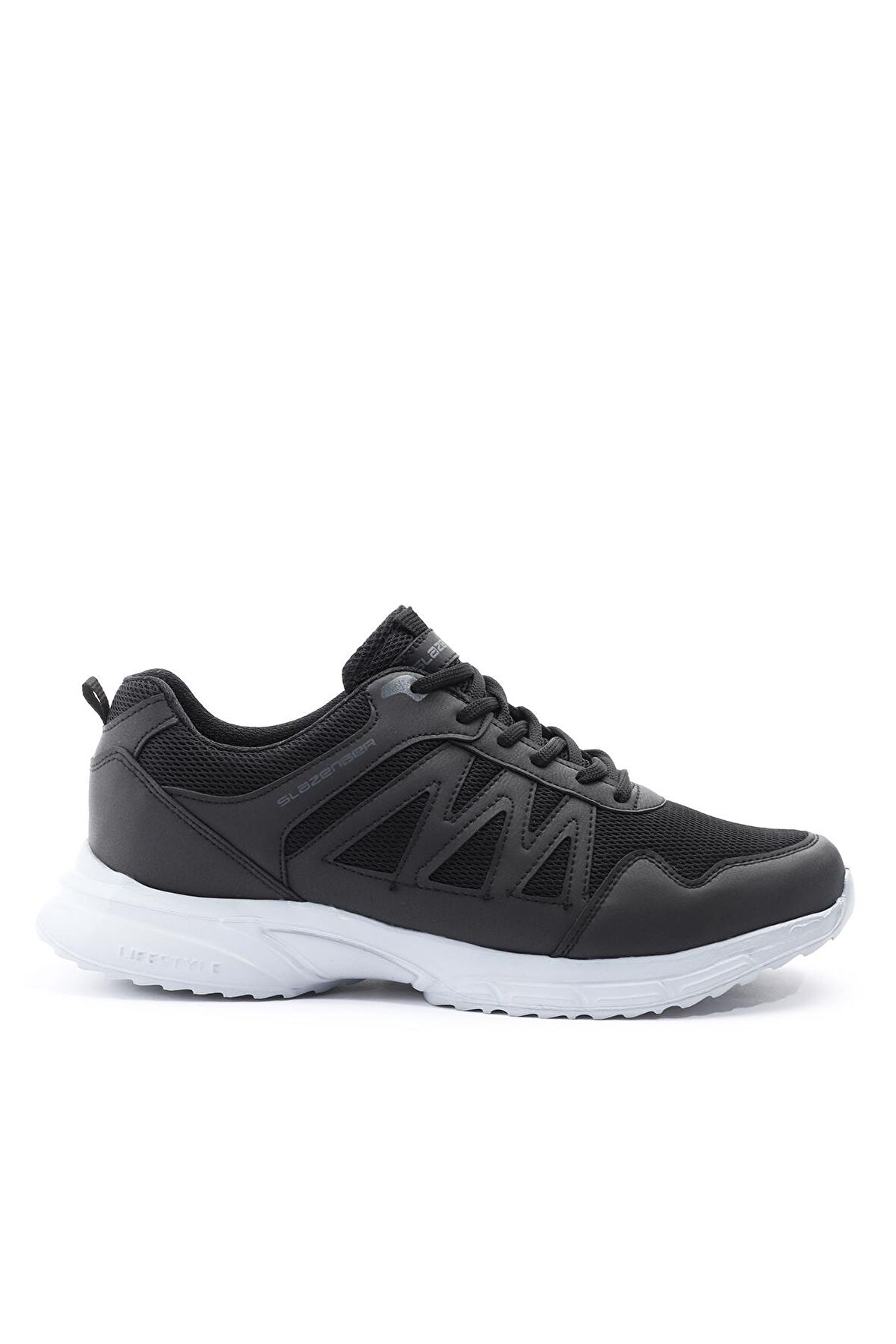 Slazenger A-BOUT Sneaker Erkek Ayakkabı Siyah / K.Gri