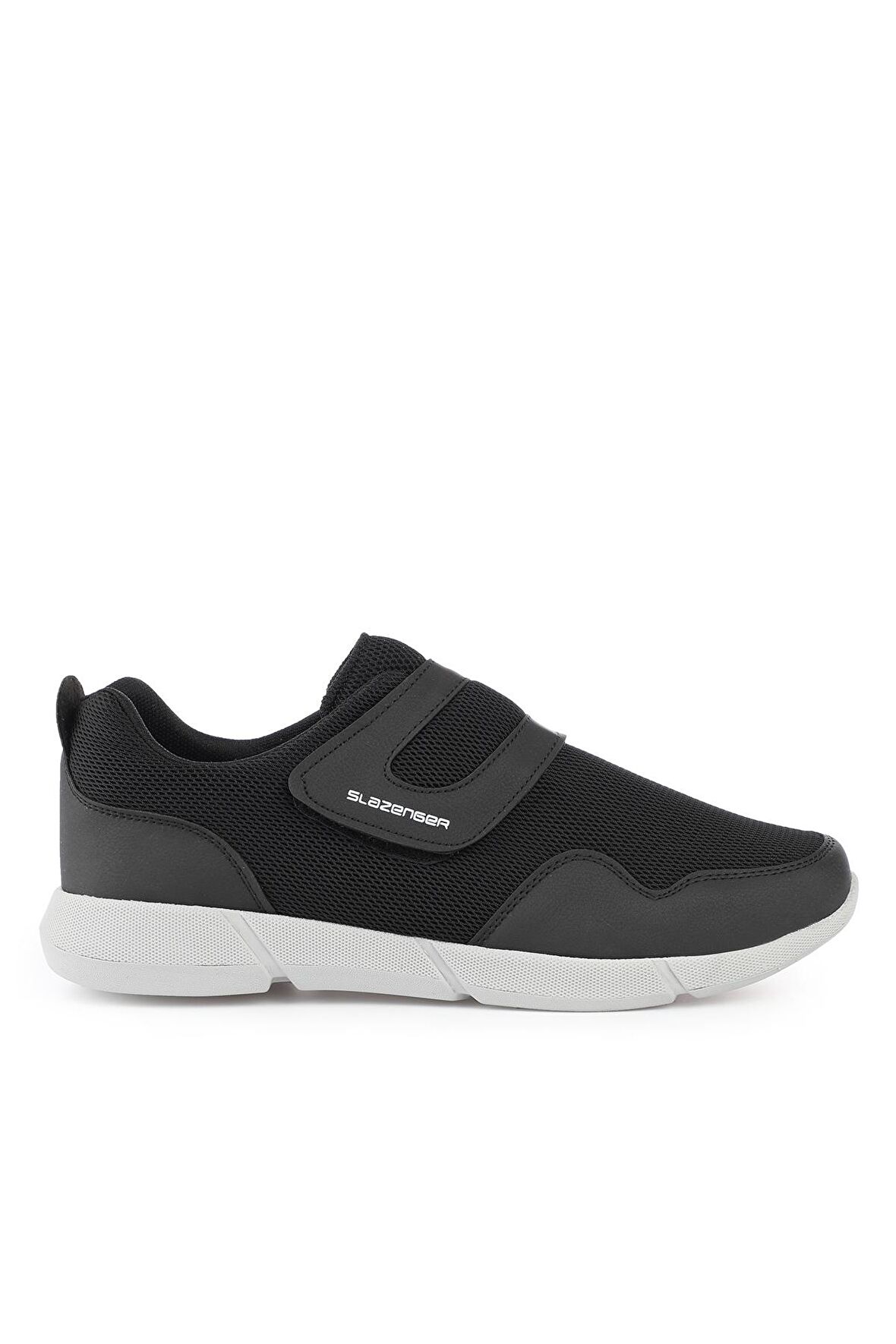 Slazenger ACA Büyük Beden Sneaker Erkek Ayakkabı Siyah / K.Gri