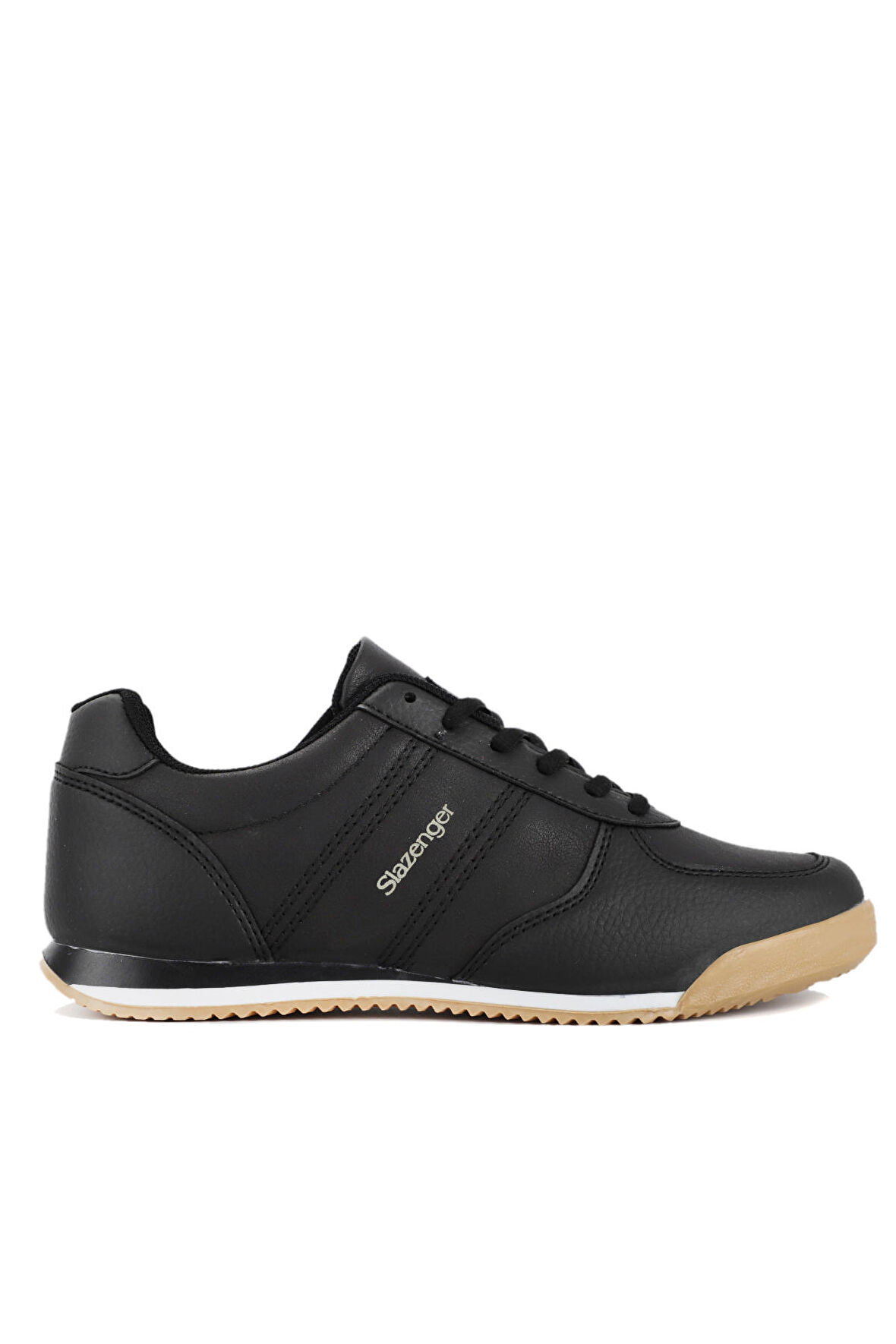 Slazenger OFFICER I Sneaker Erkek Ayakkabı Siyah / Siyah