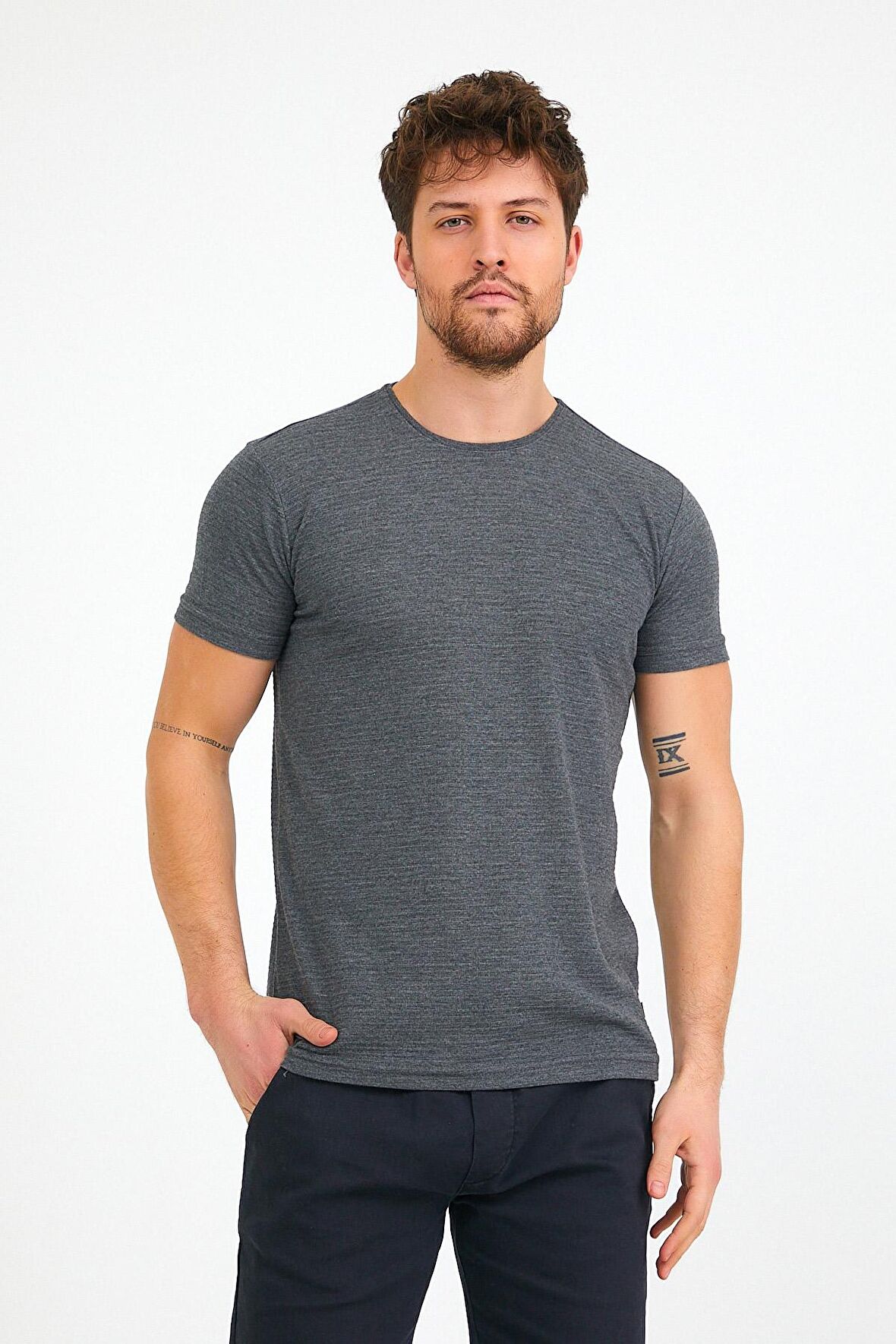 Slazenger BAILEY I Erkek T-Shirt Antrasit