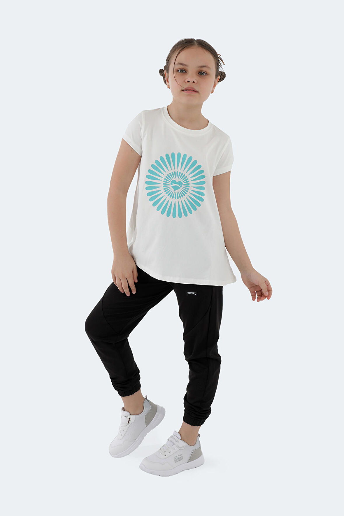 Slazenger POSEIDON Çocuk  Ekru Tişört