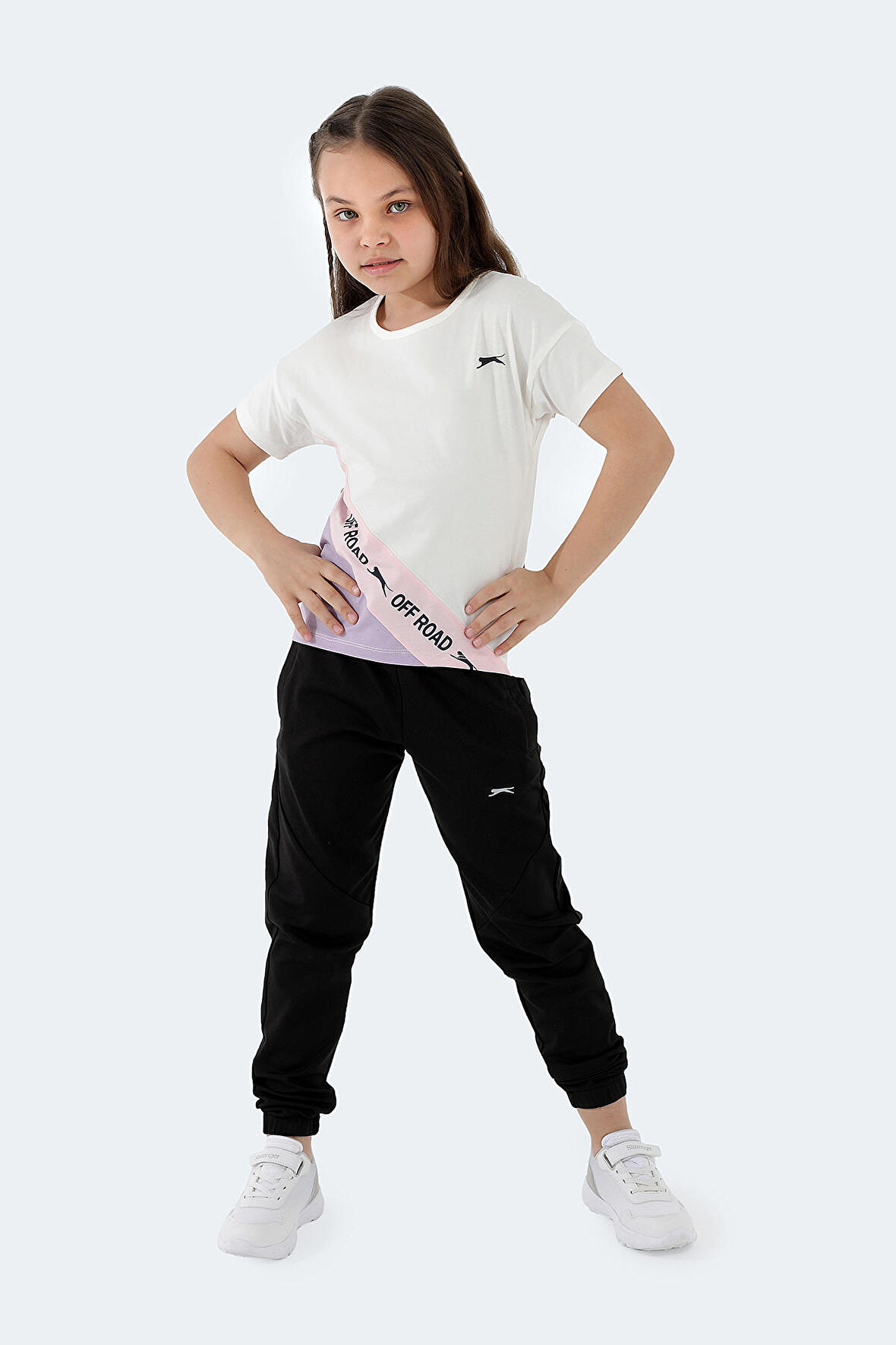 Slazenger PINA Çocuk  Beyaz Tişört