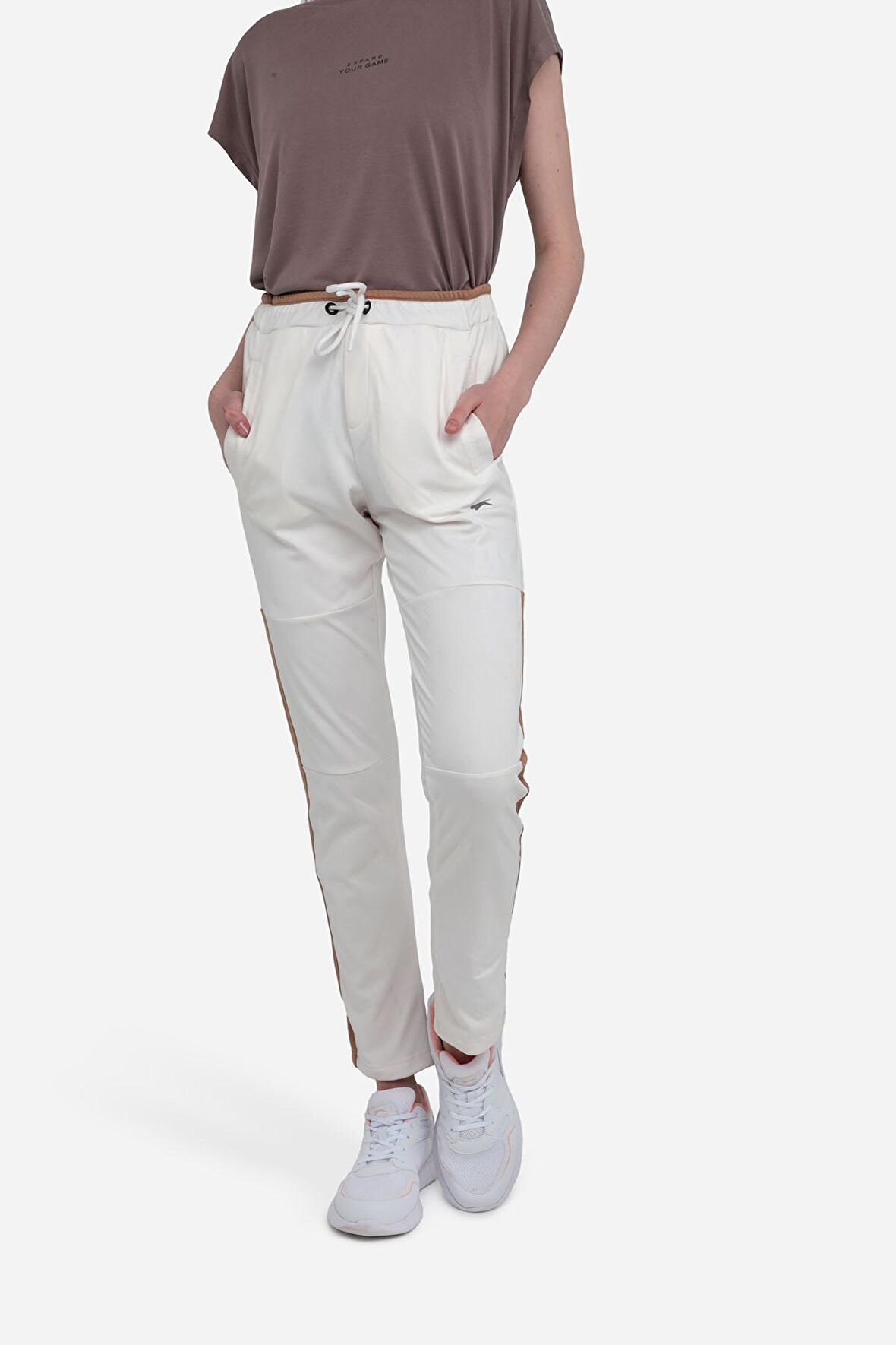 Slazenger OXFORD Kadın Eşofman Altı Ekru