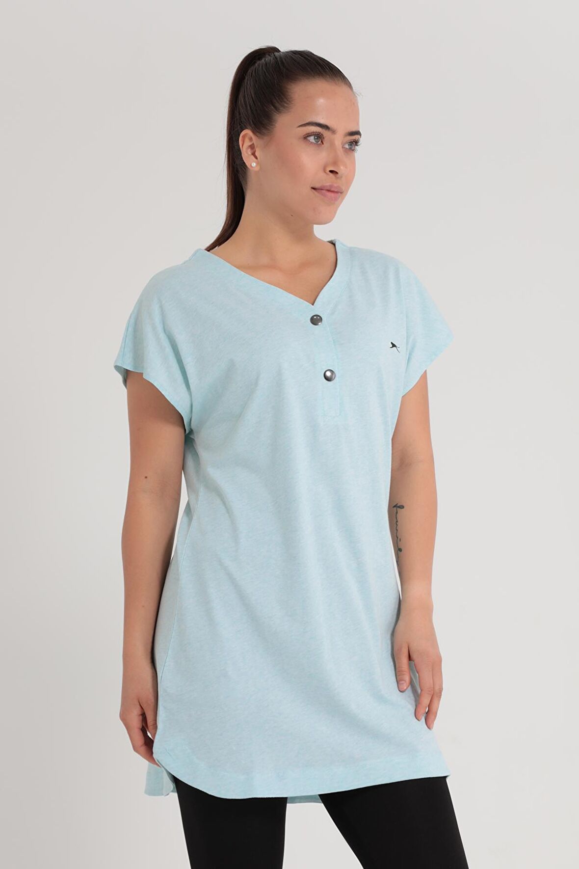 Slazenger MESHULAM Kadın T-Shirt Yeşil