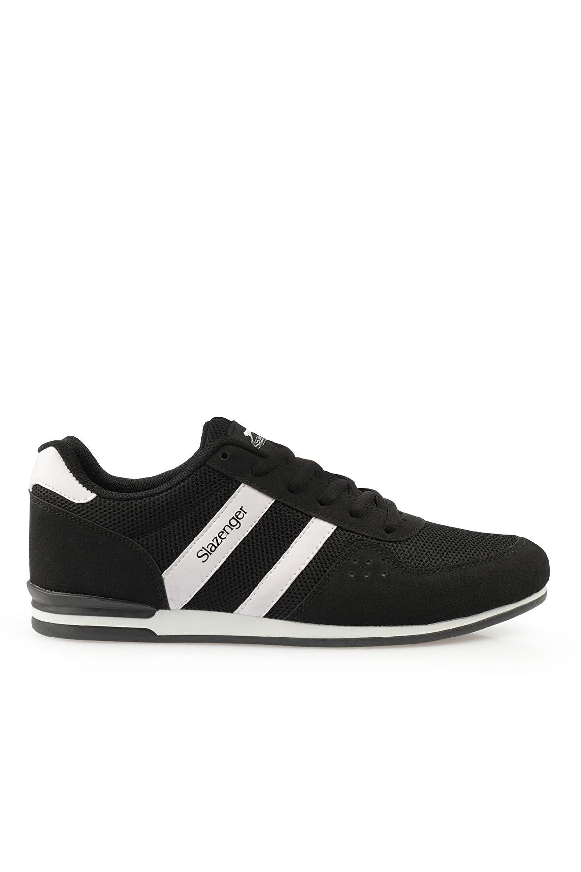 Slazenger OMEGA Büyük Beden Sneaker Erkek Ayakkabı Siyah / Beyaz