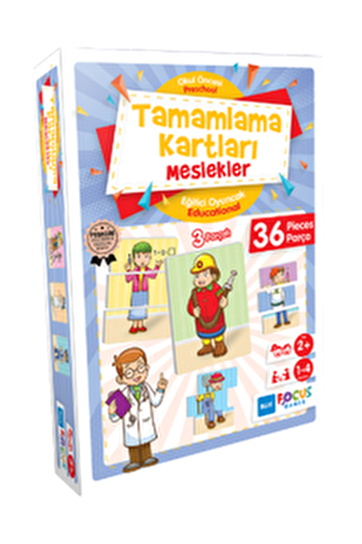 Tamamlama Kartları - Meslekler Tamamlama Kartları Blue Focus Games