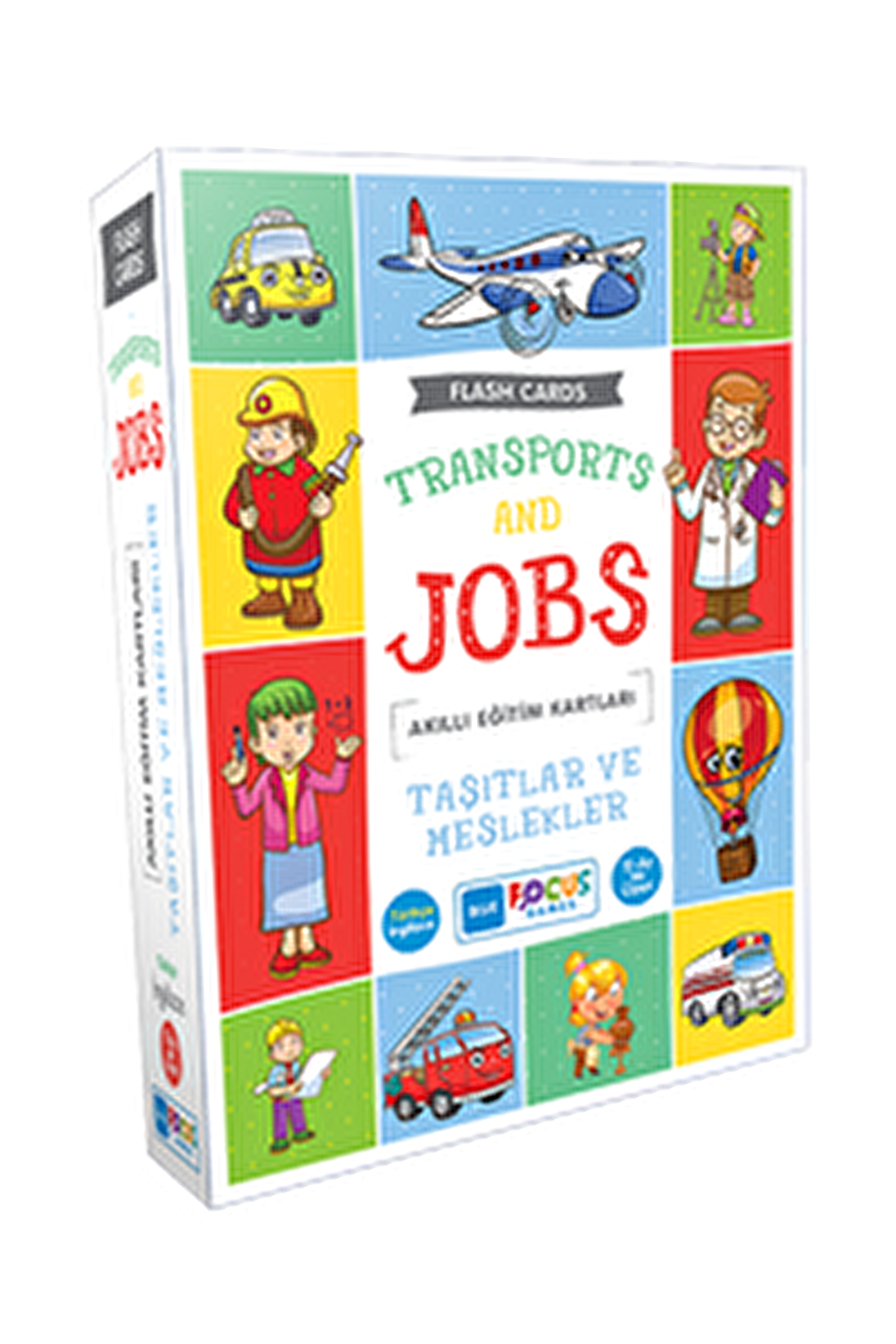 Taşıtlar ve Meslekler Transports And Jobs Blue Focus Games