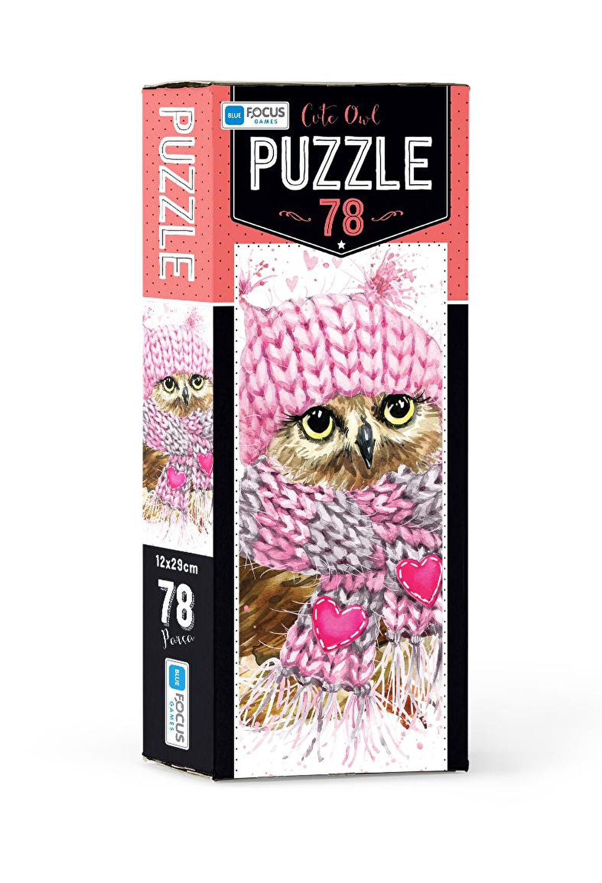 Blue Focus Hayvanlar 78 Parça Çocuk Puzzle