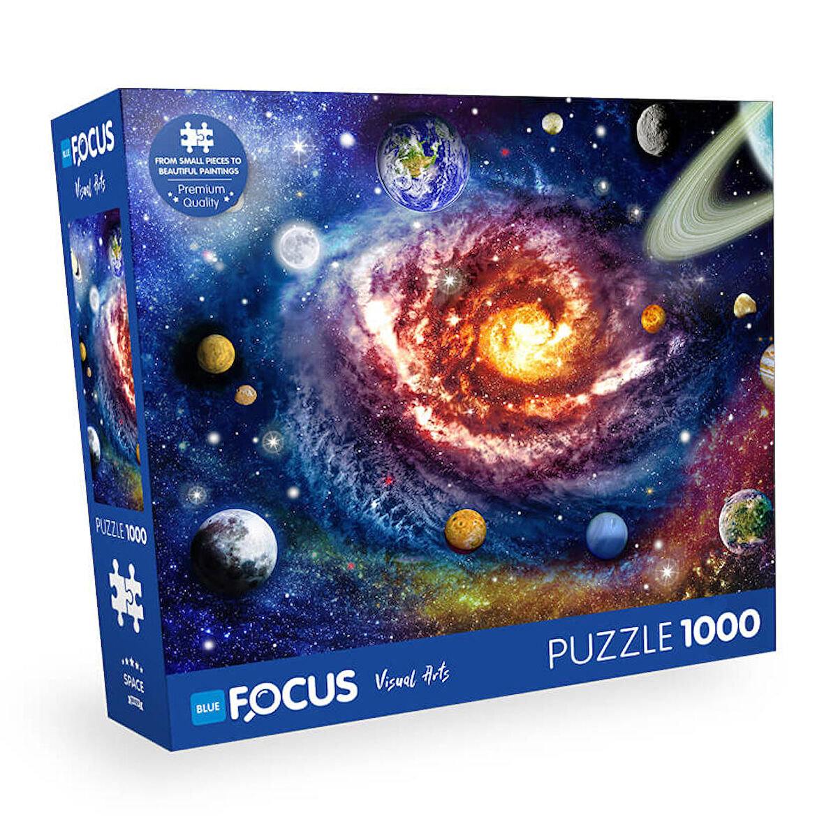 Blue Focus Space 14+ Yaş Küçük Boy Puzzle 1000 Parça