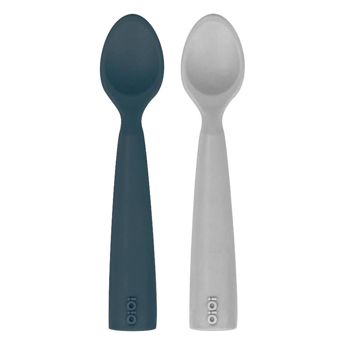 Oioi Nam Nam 2'li Silikon Kaşık Deep Blue/Powder Grey 1140023