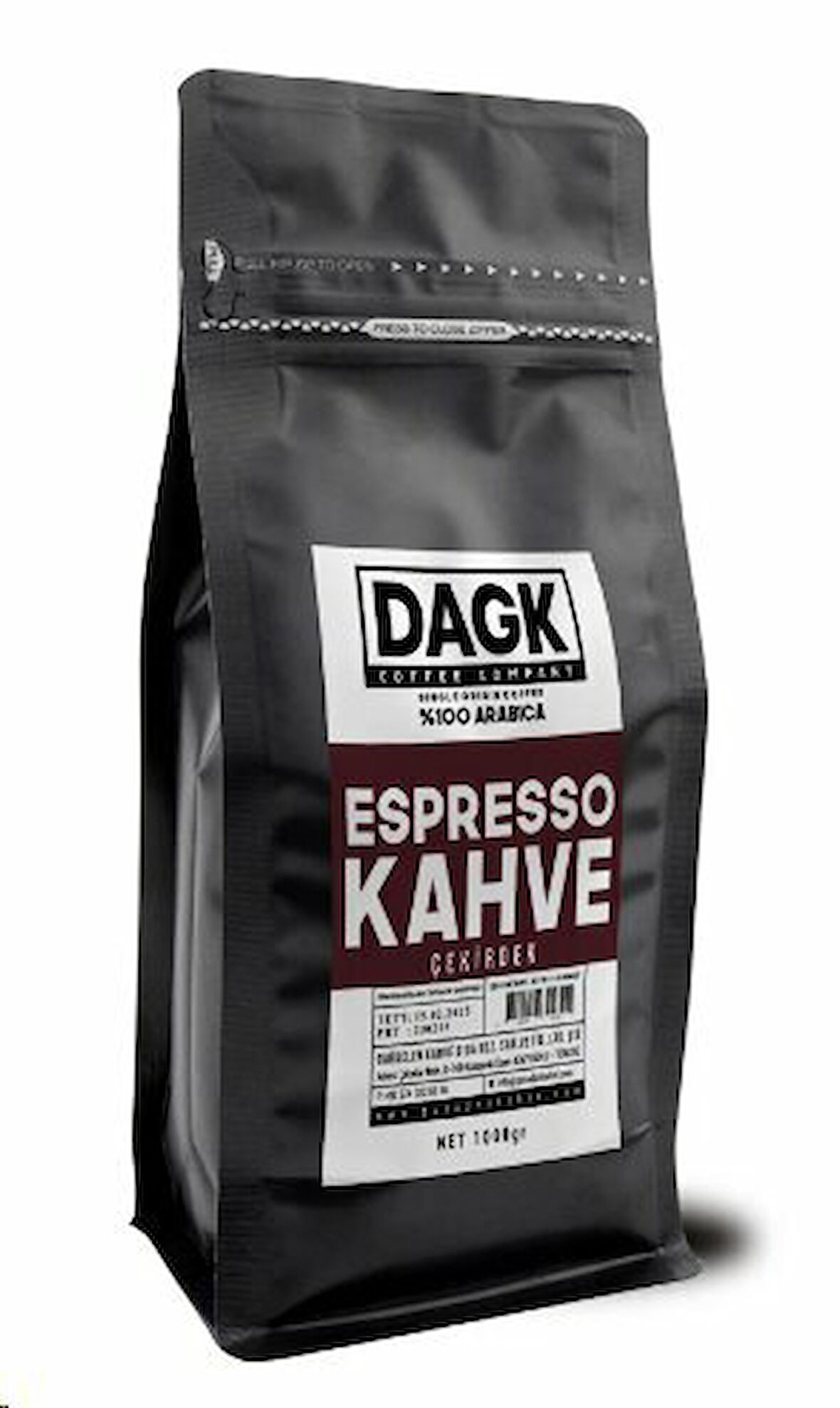 DAGK ESPRESSO ÇEKİRDEK KAHVE 1000GR